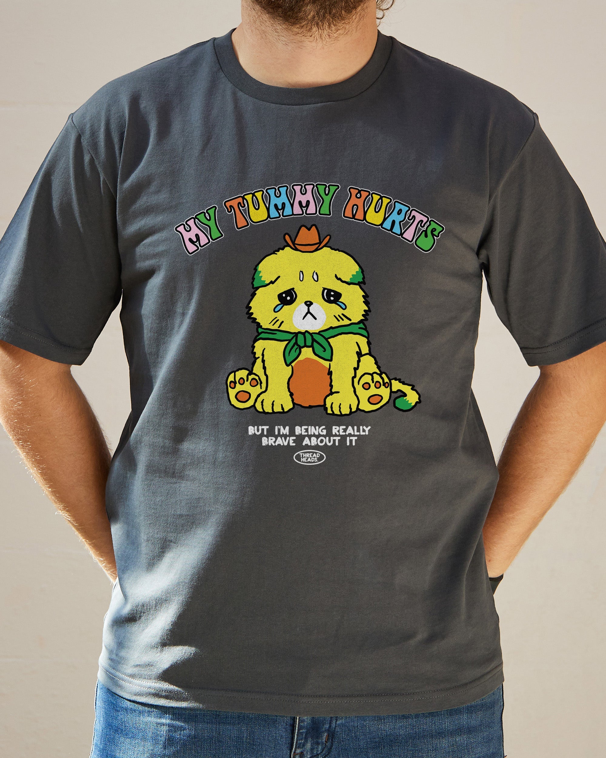 My Tummy Hurts T-Shirt Australia Online Coal