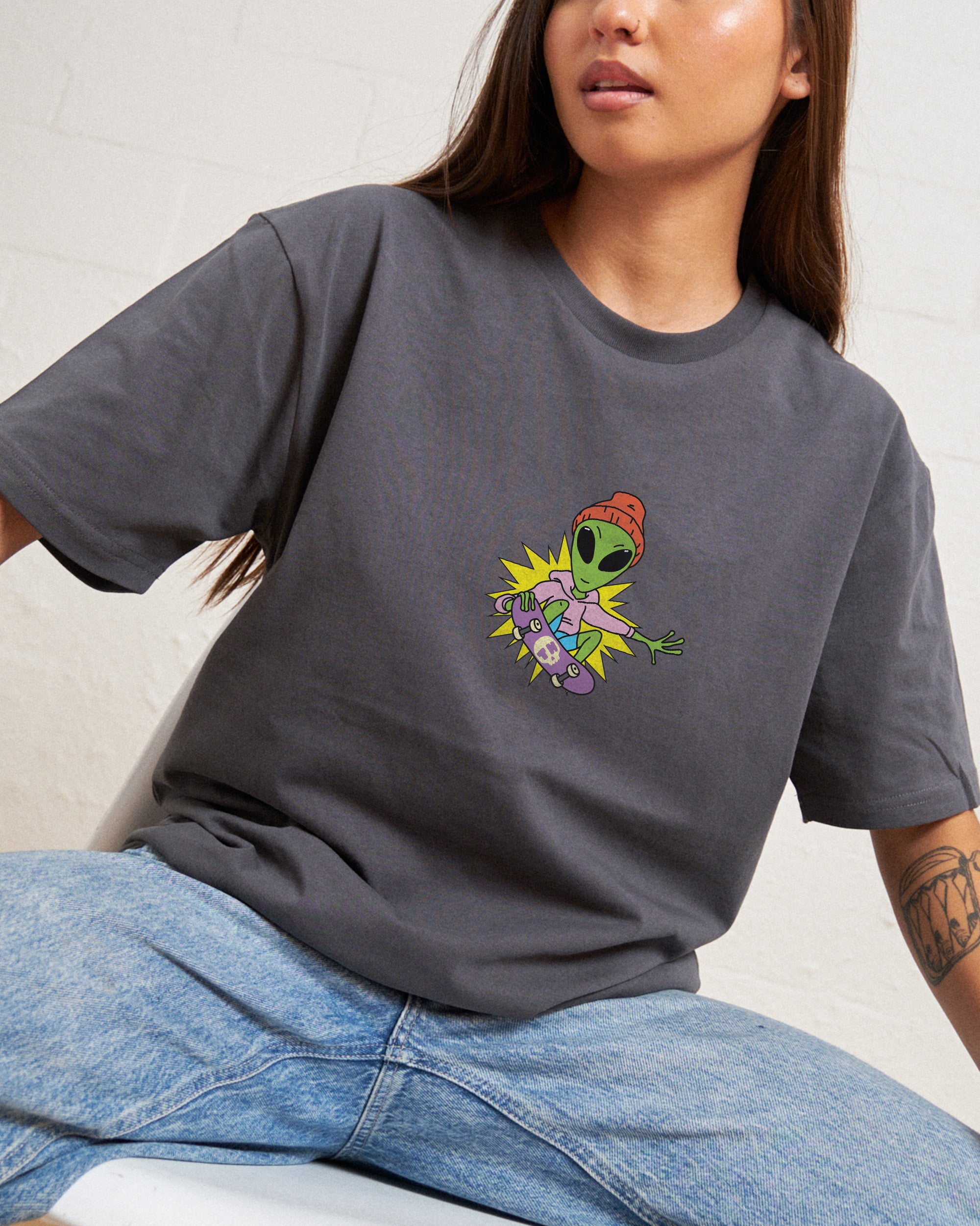 Alien Skate T-Shirt Australia Online