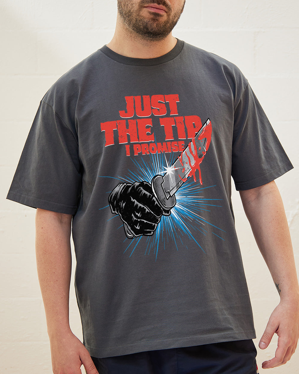 Just The Tip T-Shirt Australia Online Coal