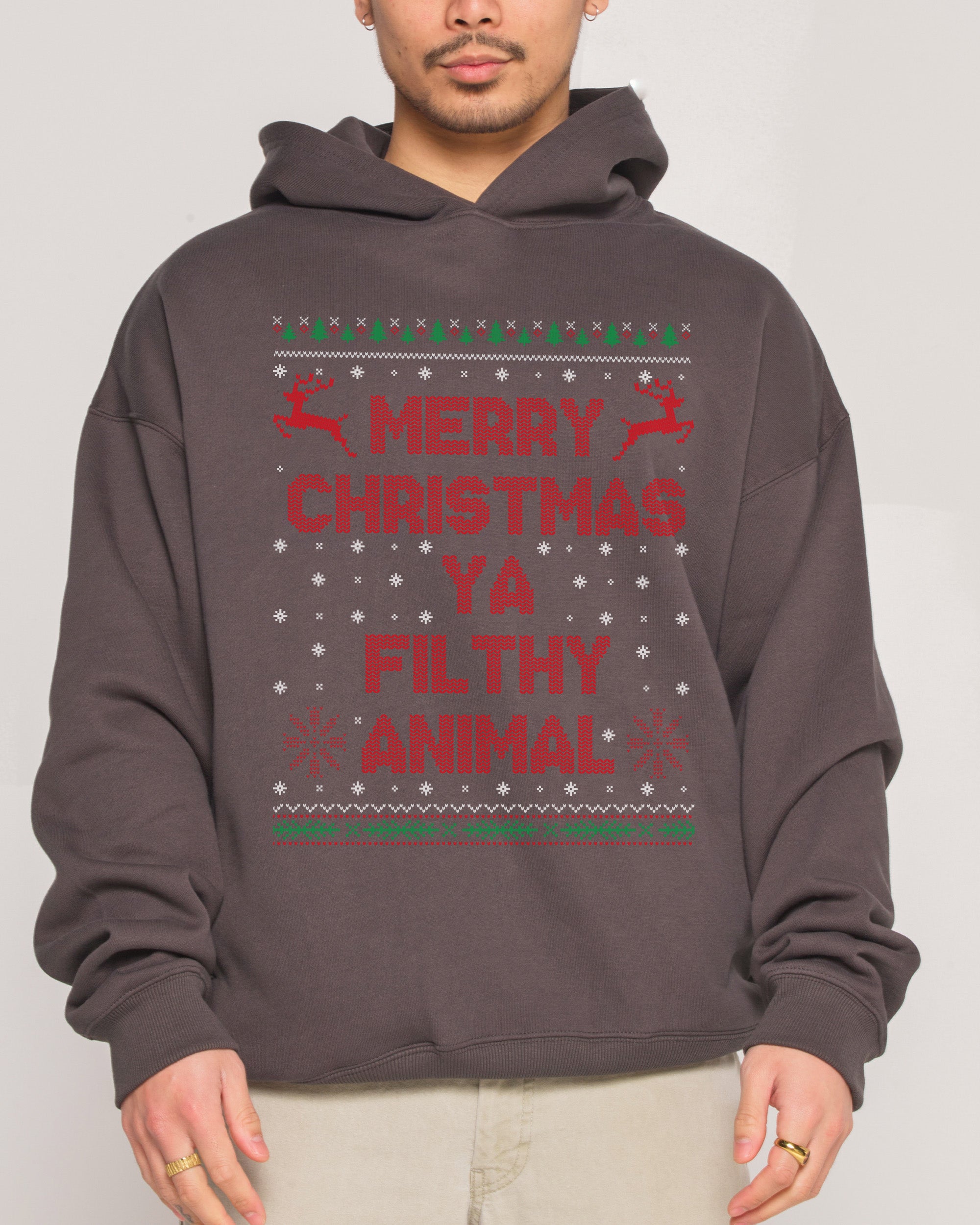 Merry Christmas Ya Filthy Animals Hoodie