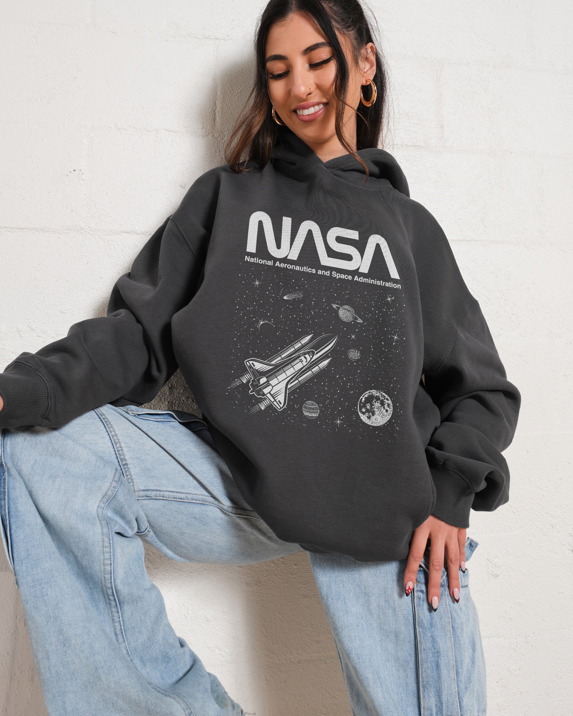 Retro nasa sweatshirt on sale