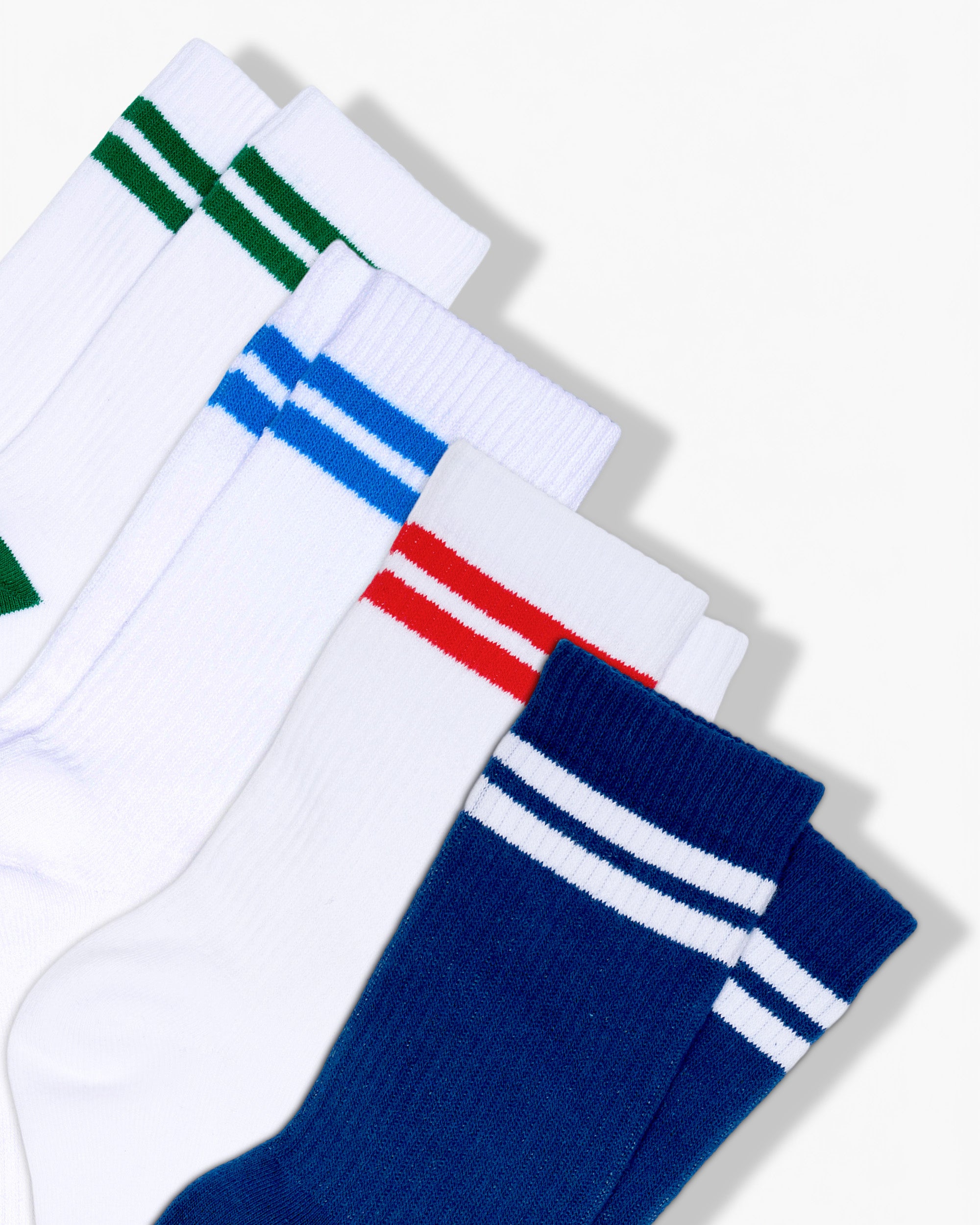 Collegiate Stripe 4-Pack Socks