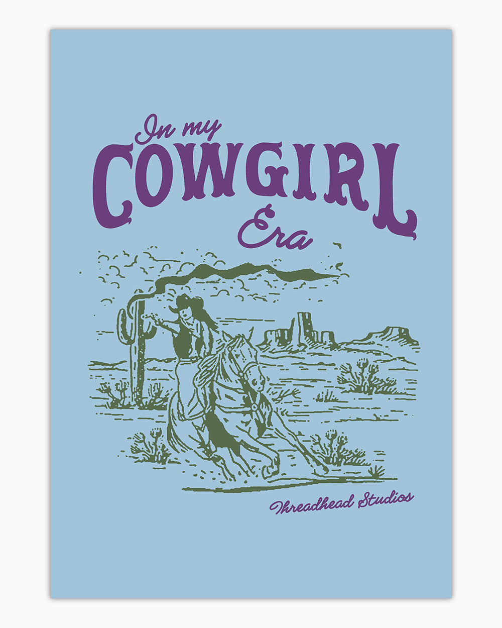 Cowgirl Era Art Print