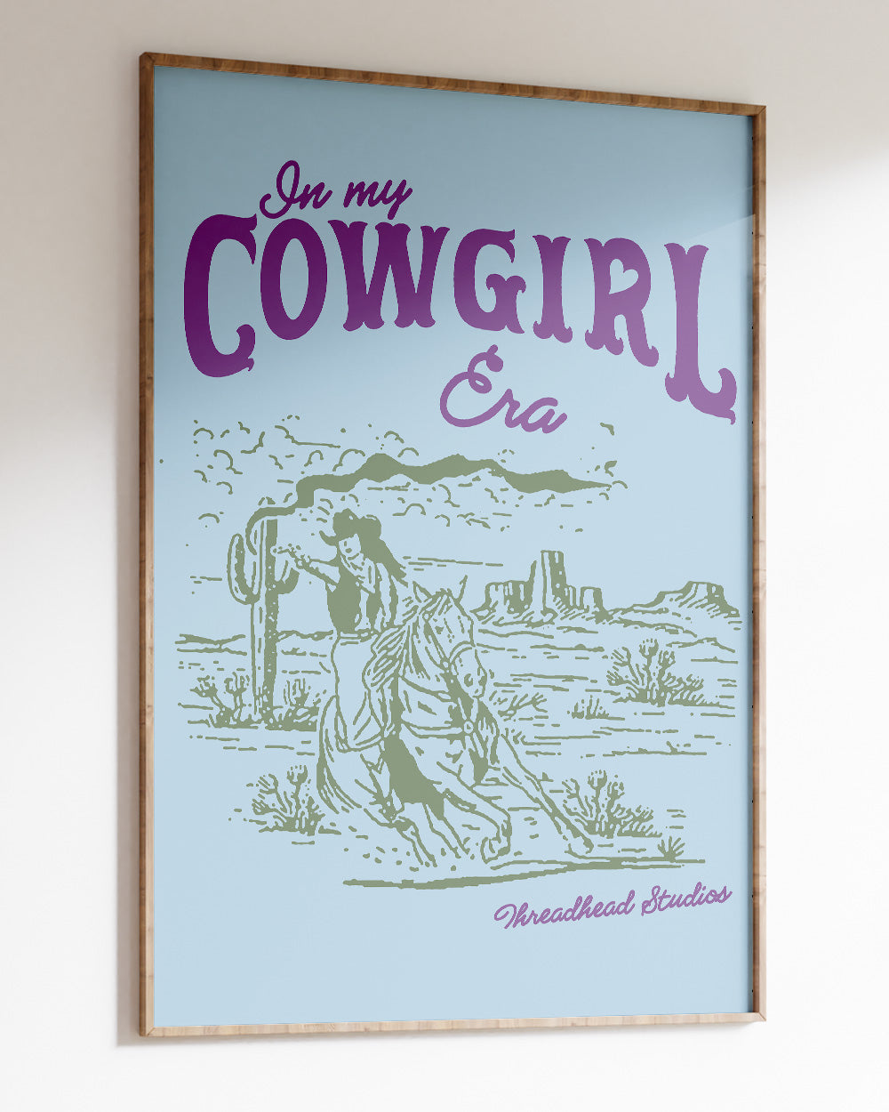 Cowgirl Era Art Print