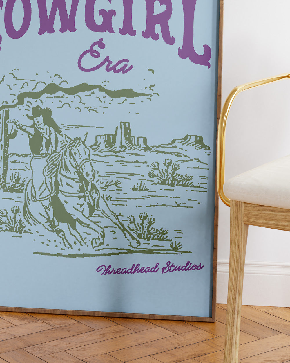 Cowgirl Era Art Print