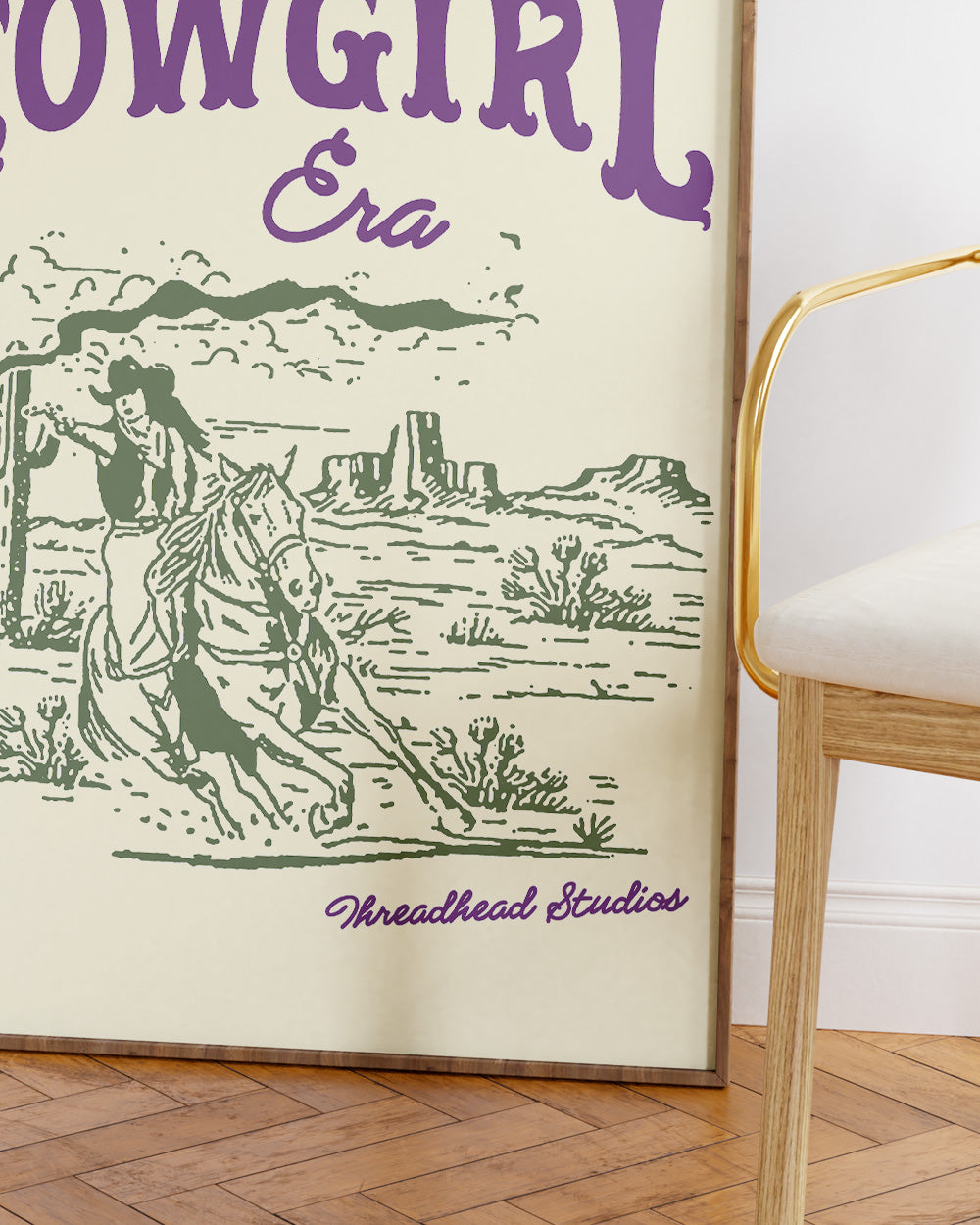 Cowgirl Era Art Print