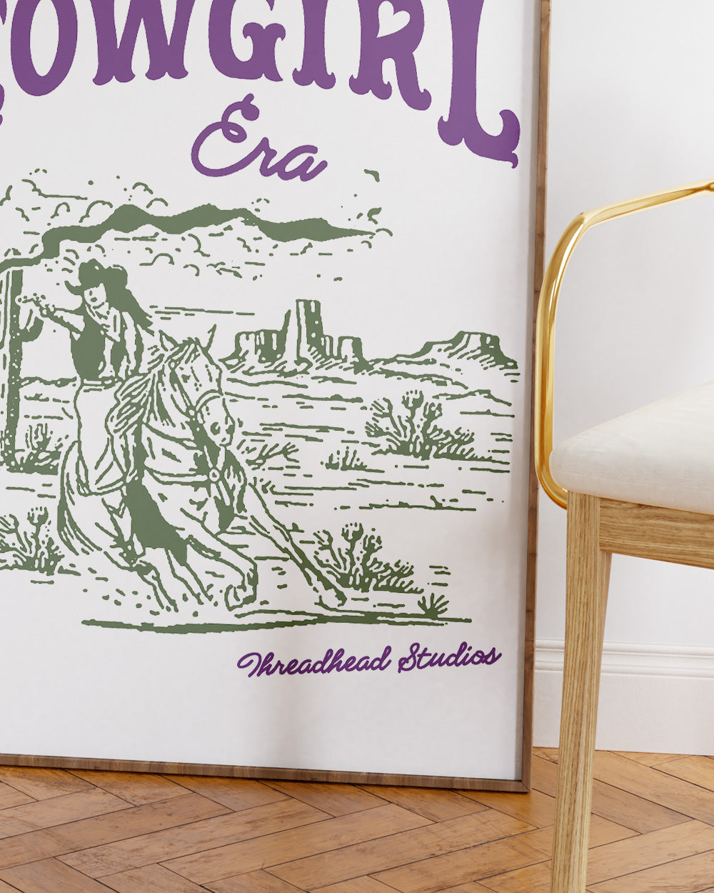 Cowgirl Era Art Print