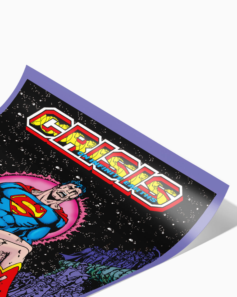 Crisis Art Print #colour_Purple