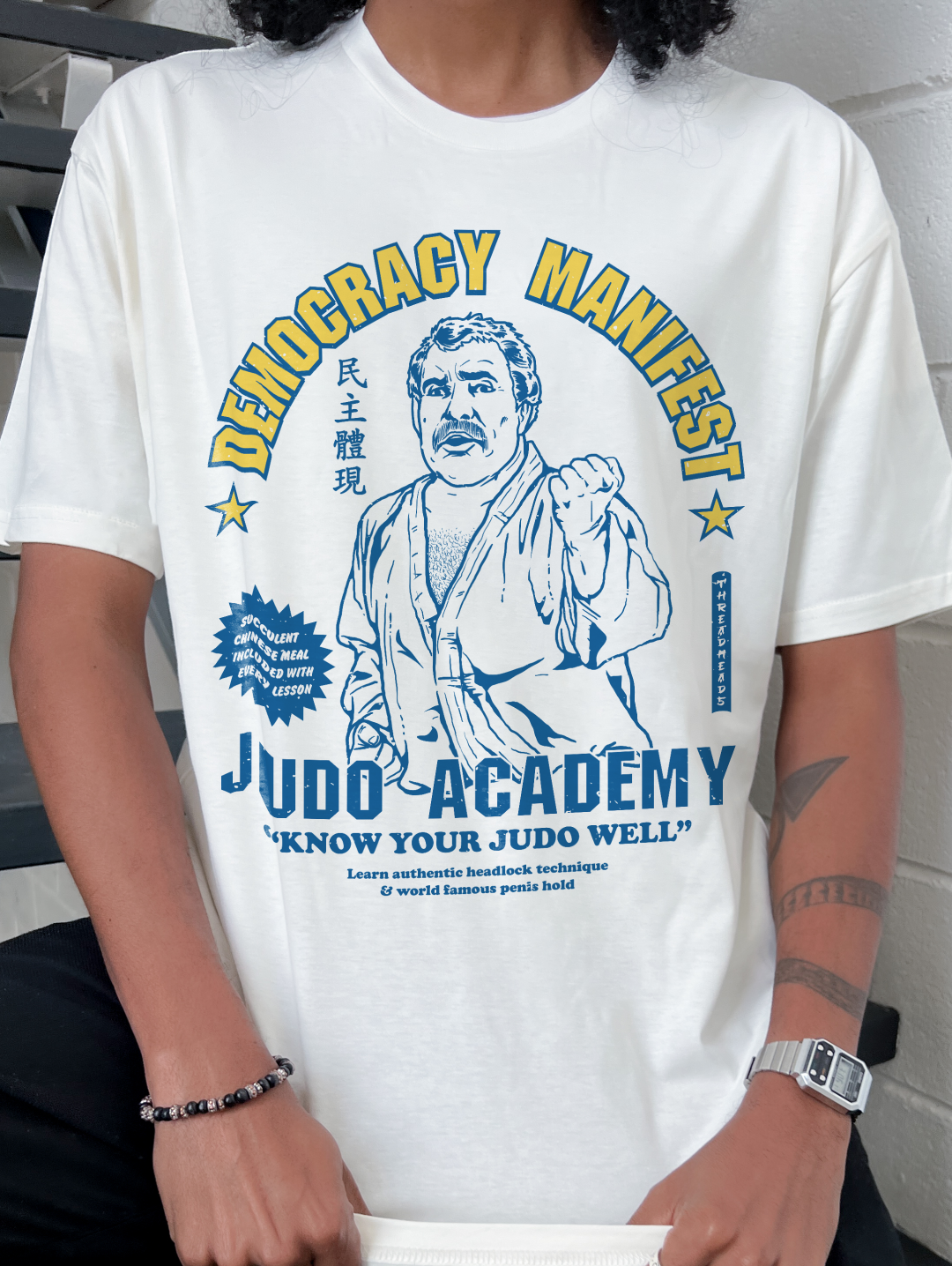Democracy Manifest Judo Academy T-Shirt Australia Online