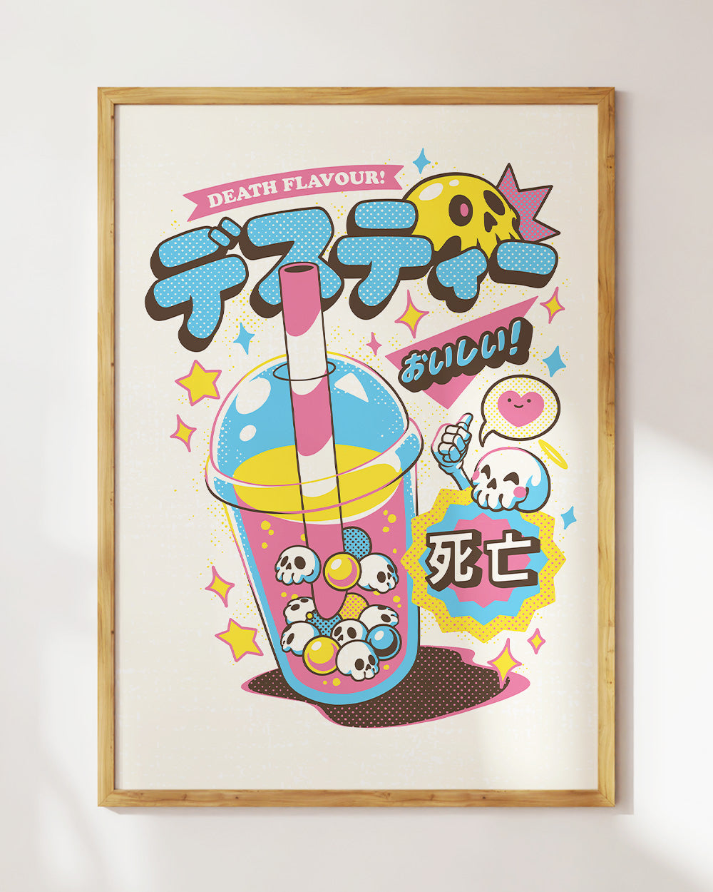 Death Tea Art Print Australia Online