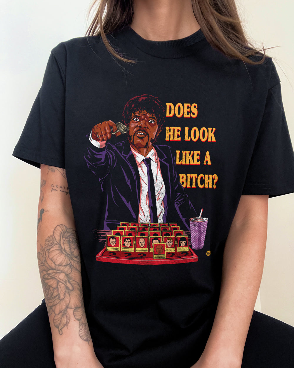 Does He Look Like a Bitch T-Shirt Australia Online