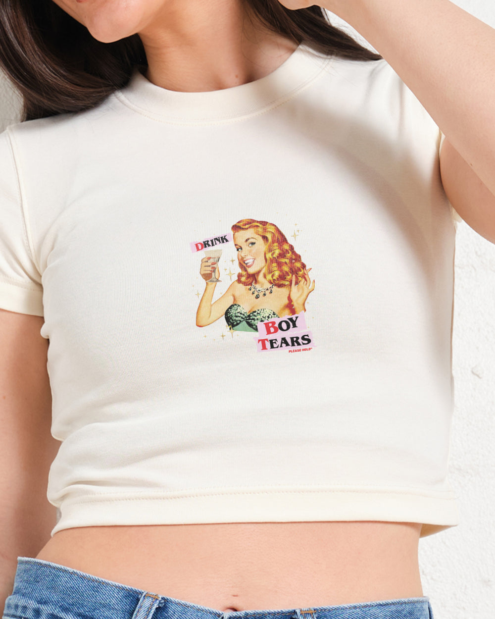 Drink Boy Tears Baby Tee Graphic Baby Tee Australia Online