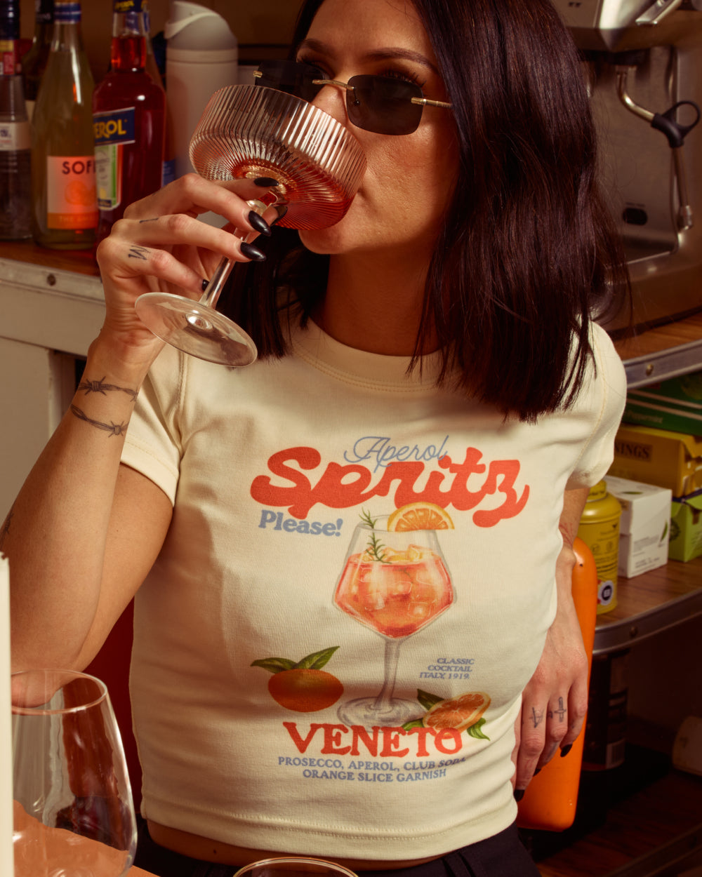 Aperol Spritz Baby Tee