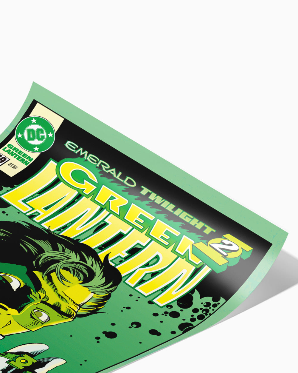 Emerald Twilight Art Print #colour_green