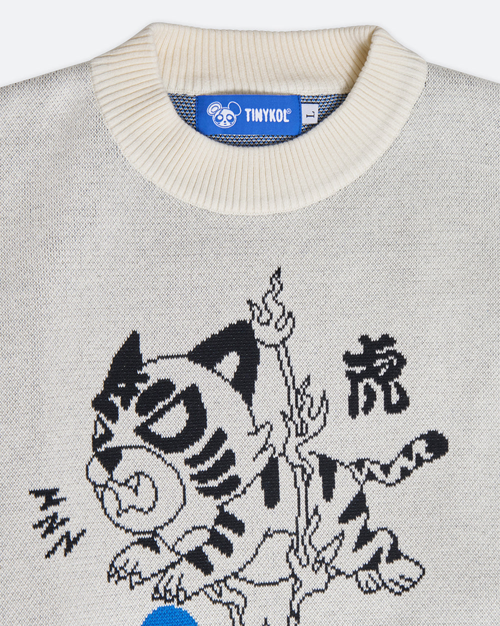 Tiger Leap Over Knit Sweater