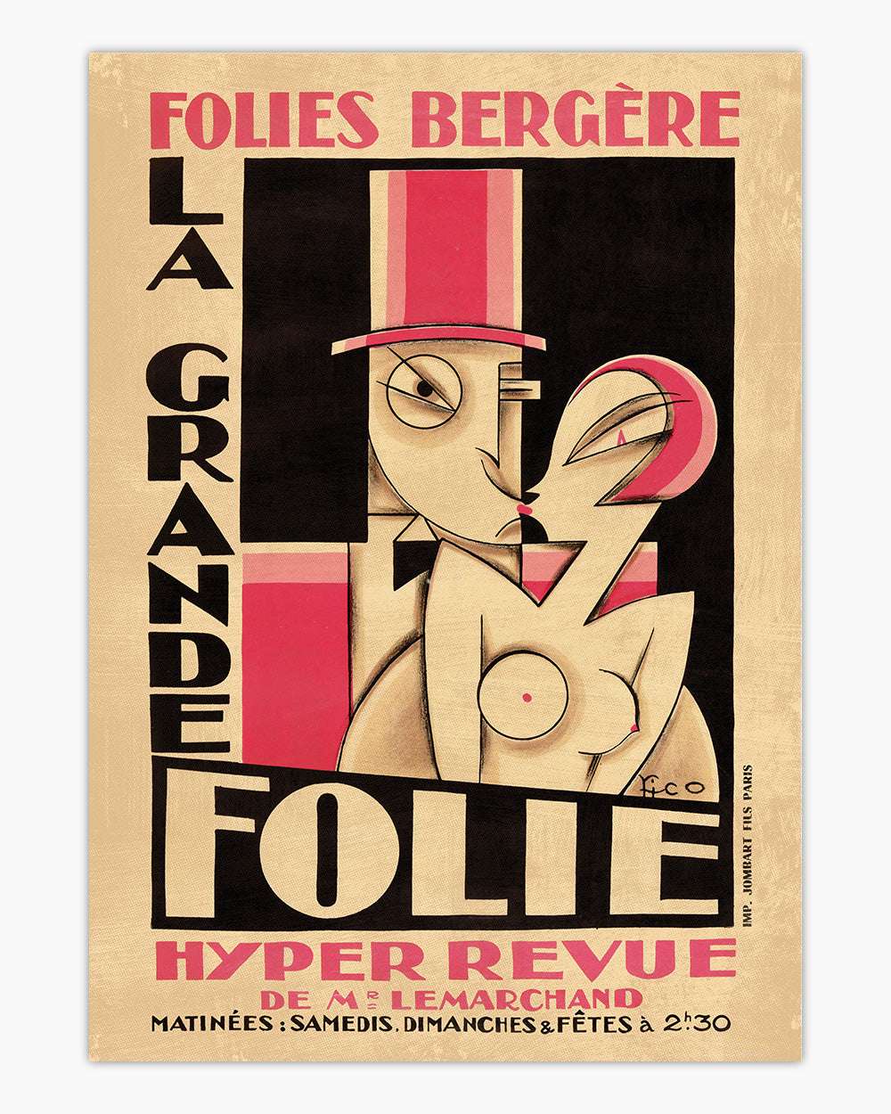 Folies Bergere Art Print Australia Online