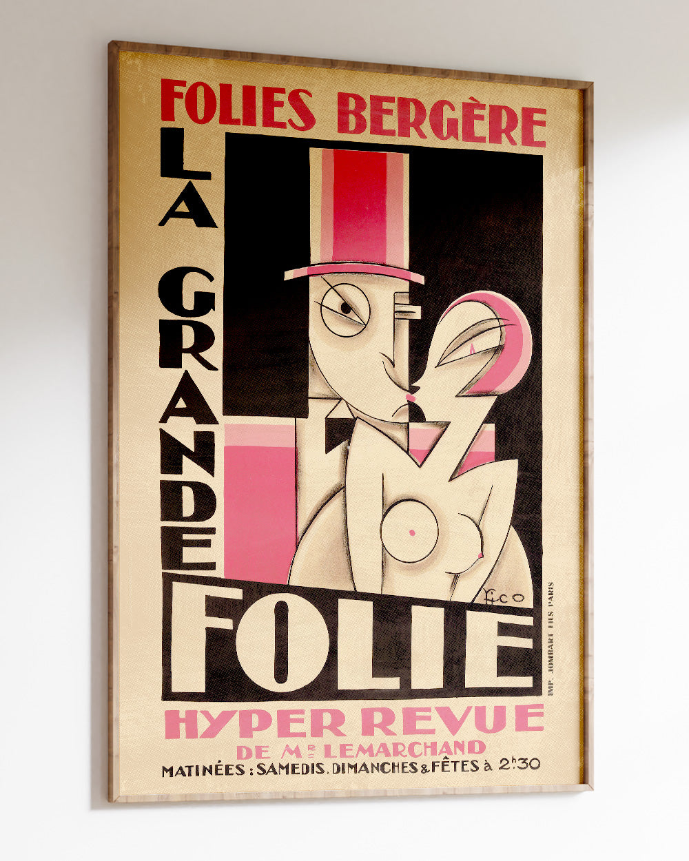 Folies Bergere Art Print Australia Online