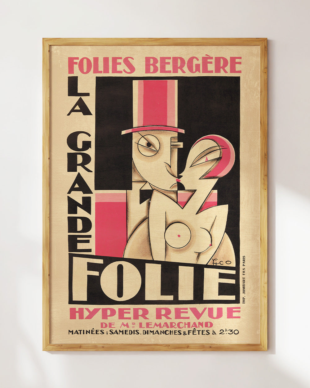 Folies Bergere Art Print Australia Online