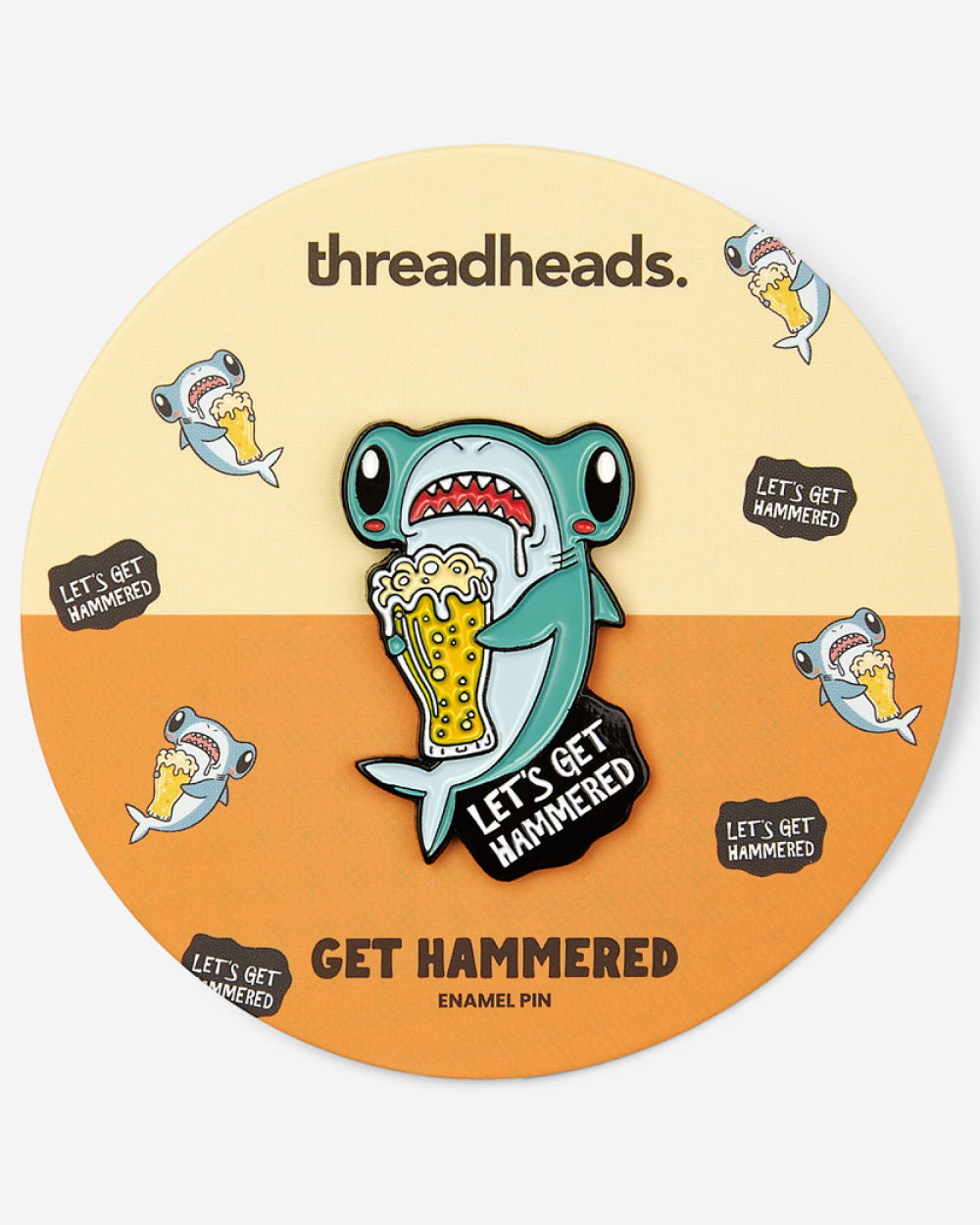 Get Hammered Enamel Pin Australia Online