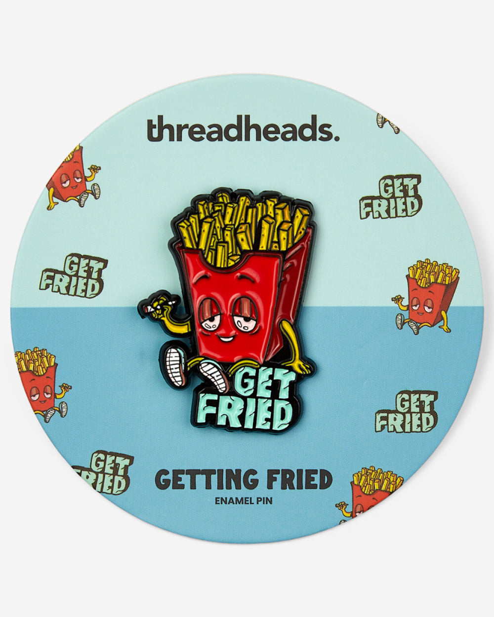 Getting Fried Enamel Pin Australia Online