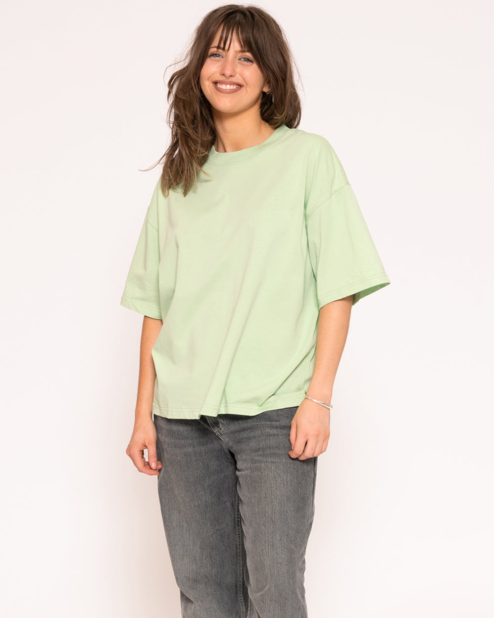 Boxy Crop Tee 3-Pack: White, Pink, Pistachio