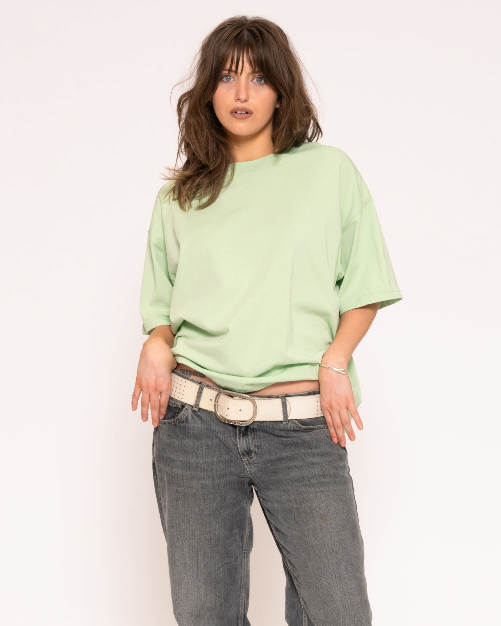 Boxy Crop Tee Blank Boxy Crop Tee – view 9
