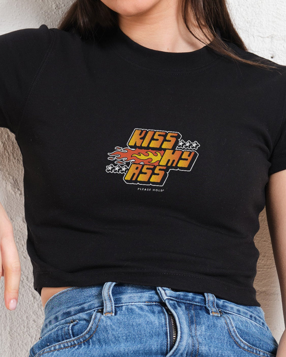 Kiss My Ass Baby Tee Graphic Baby Tee Australia Online