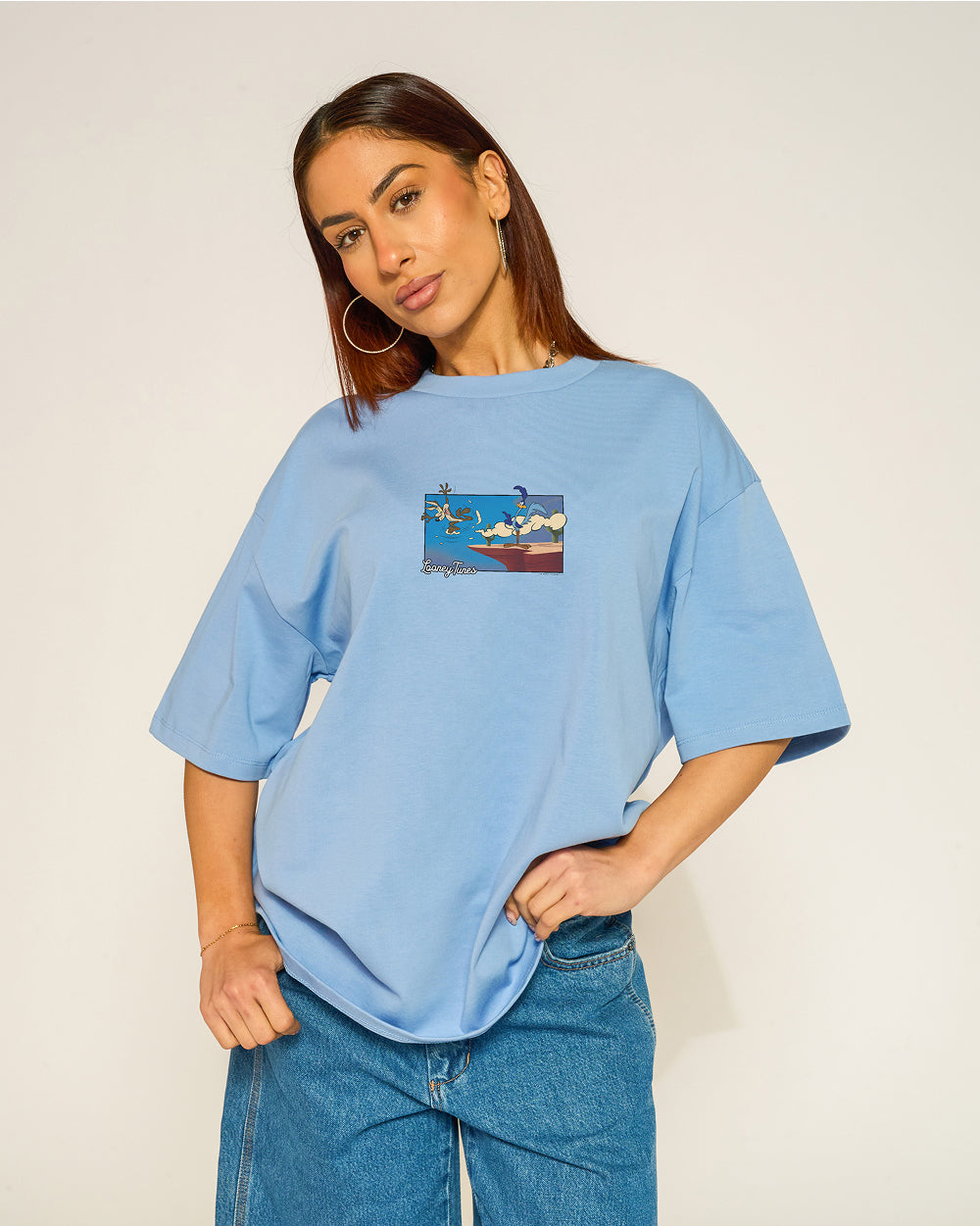 Wiley Free Fall Oversized Tee Threadheads Australia #colour_powder blue