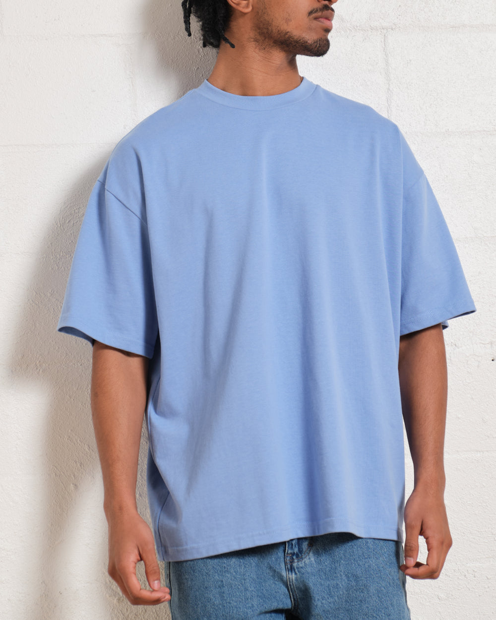 Oversized Tee 2 Pack: Powder Blue, Brown