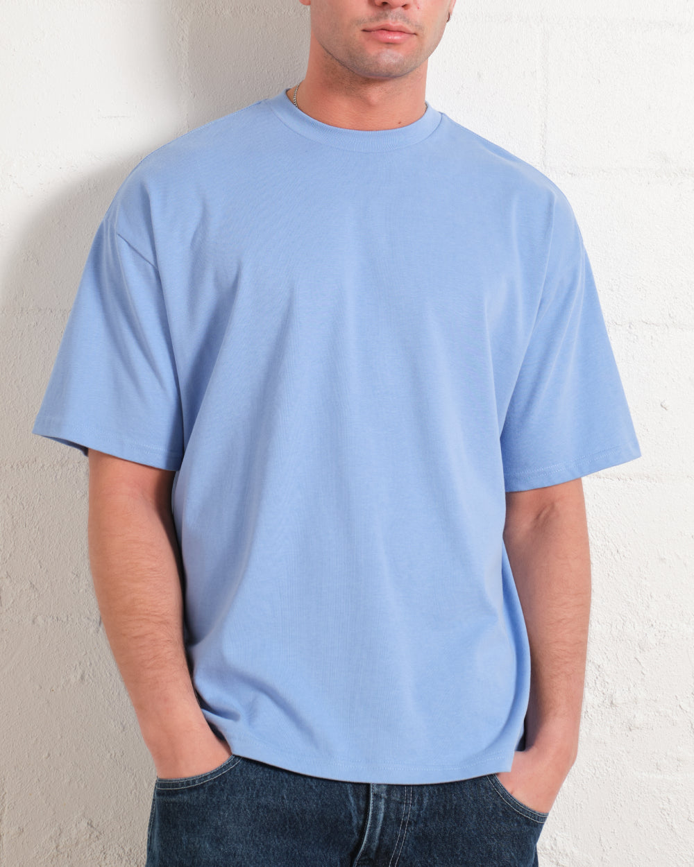 Oversized Tee 2 Pack: Powder Blue, Brown