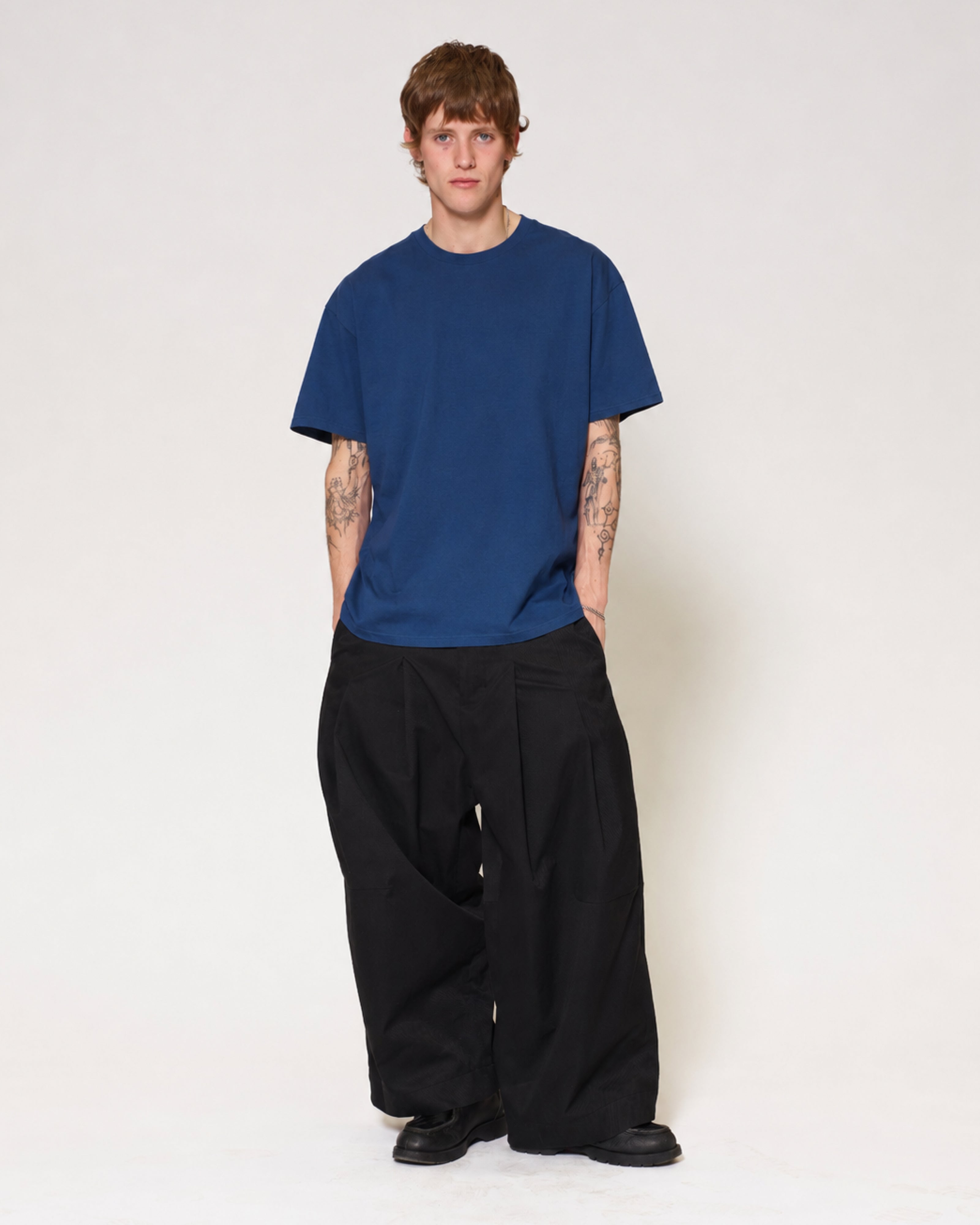 Classic Tee 5-Pack: Brown, Navy, Charcoal, Pale Blue, White