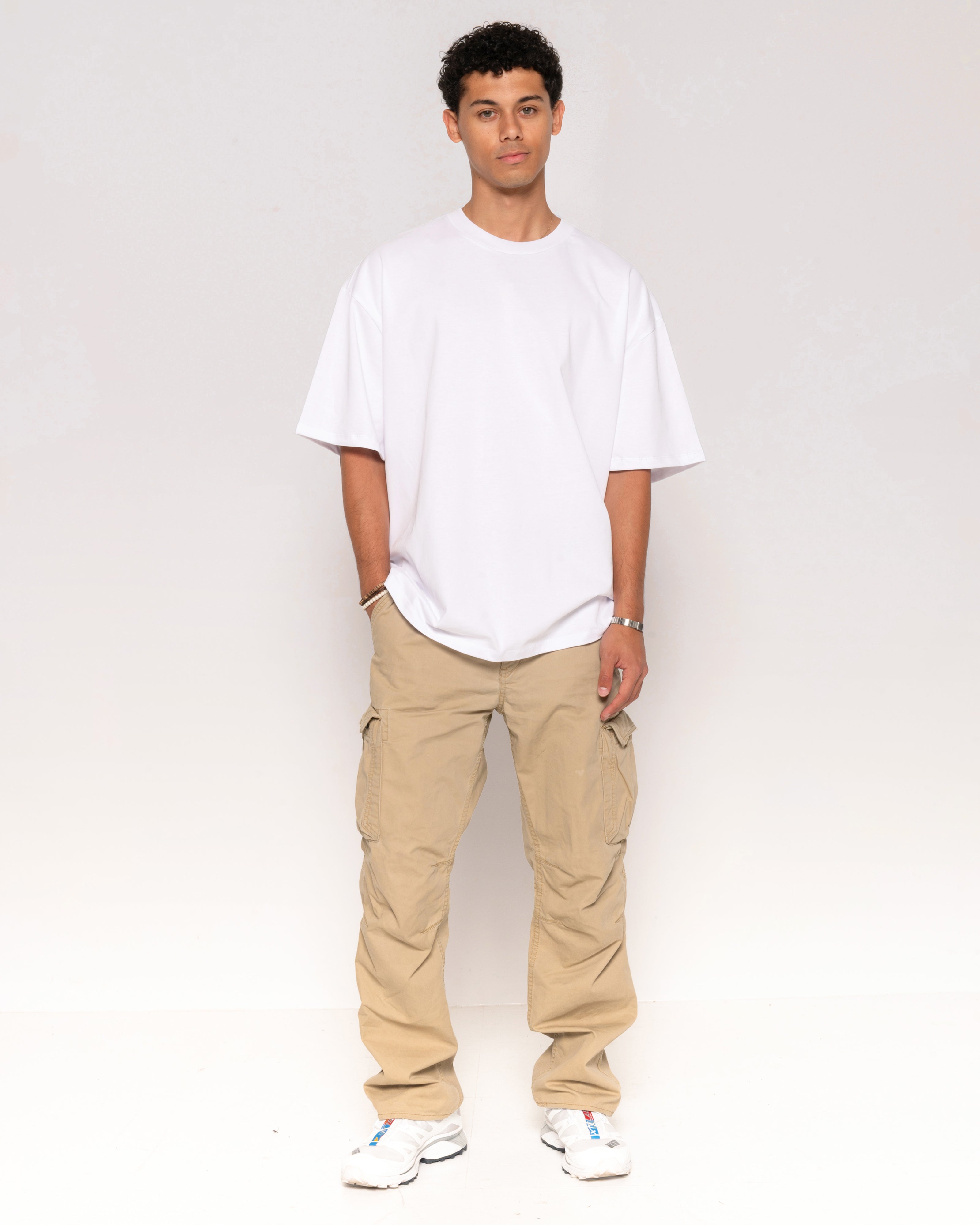 Oversized Tee 2-Pack: Black, White Blank Oversized Tee – view 5