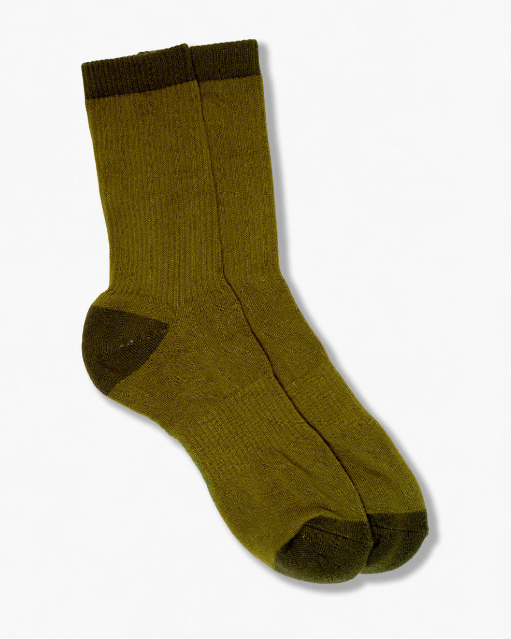 Plain Khaki Socks