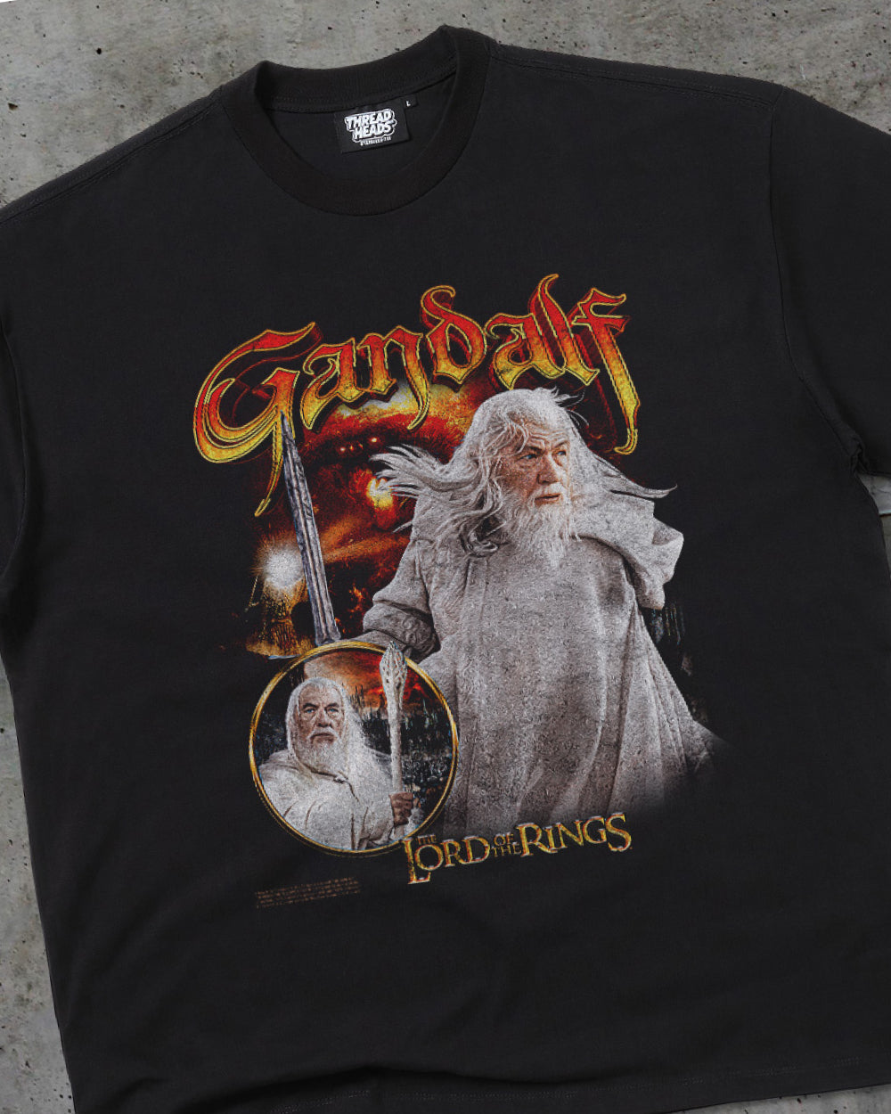 Gandalf the White Oversized Tee Threadheads Australia Online