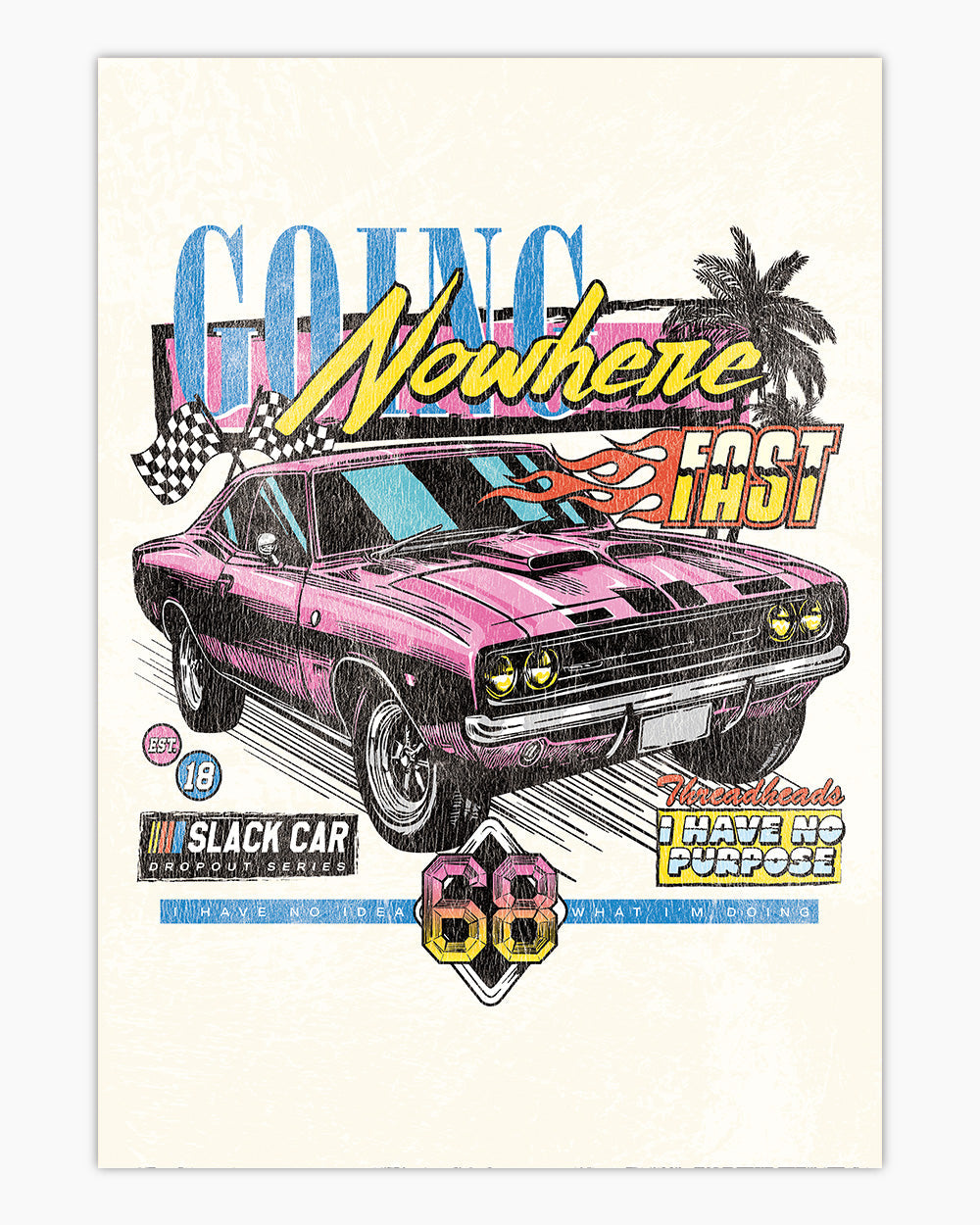 Going Nowhere Art Print #colour_Natural