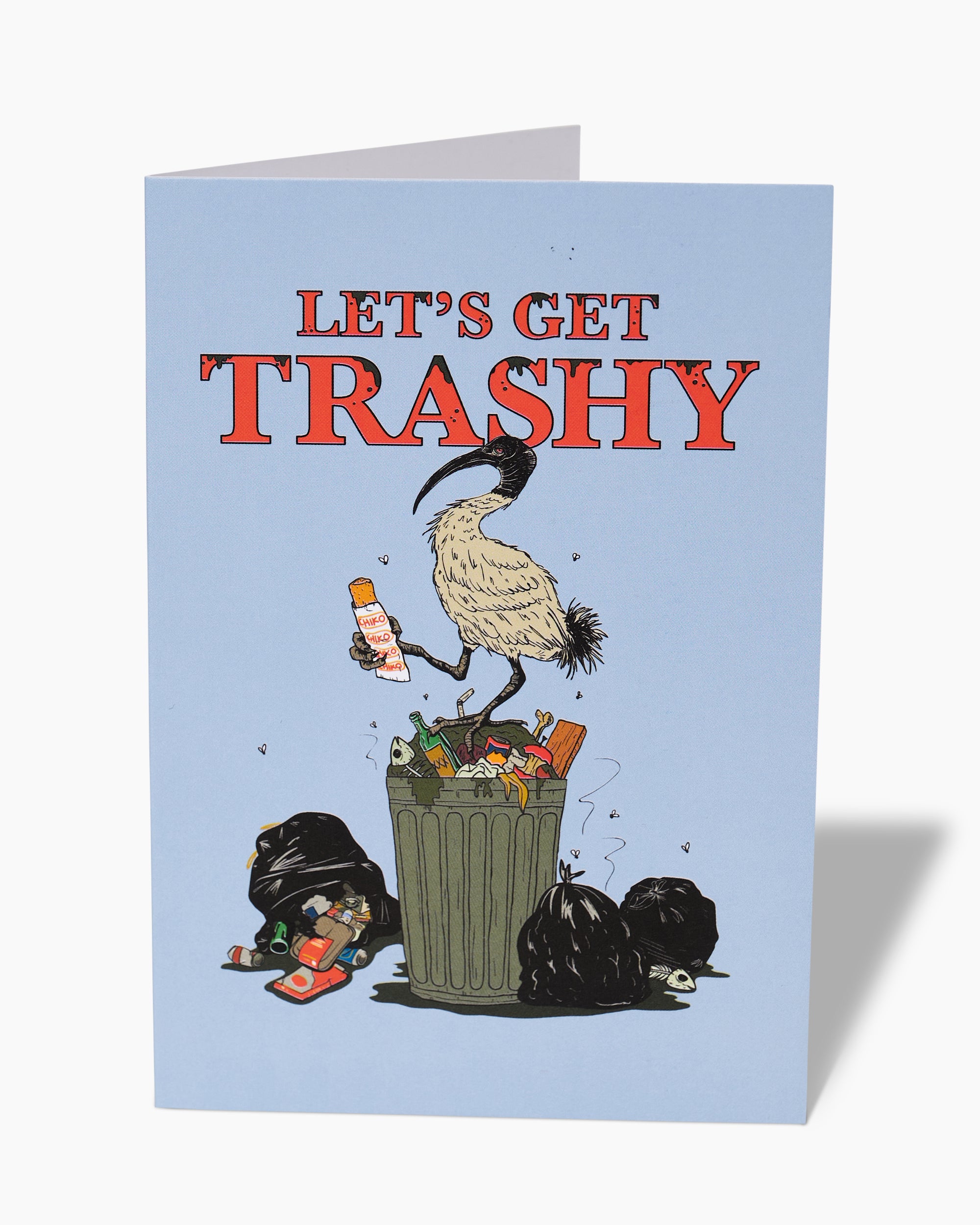 Let's Get Trashy Greeting Card Australia Online