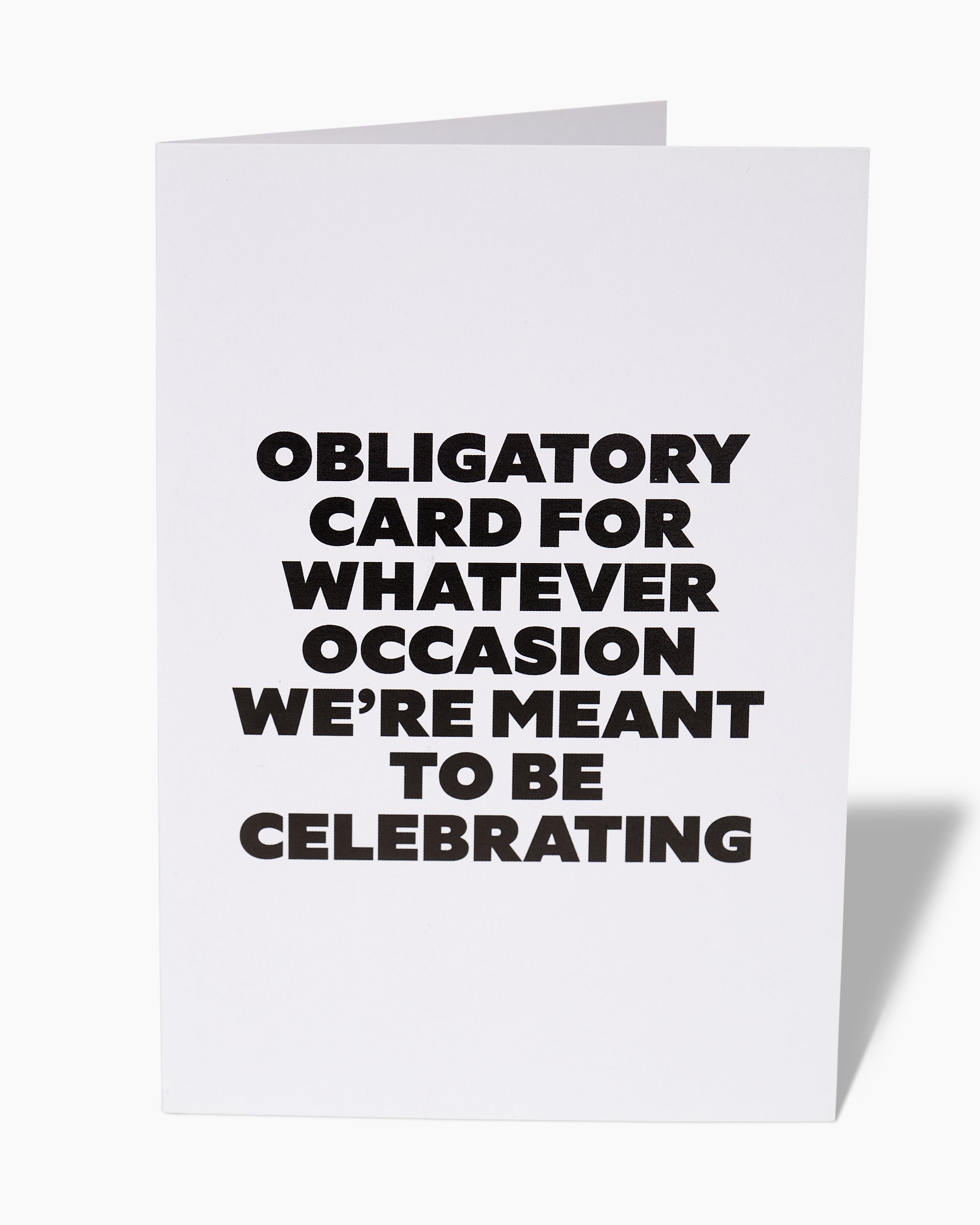 Obligatory Card Greeting Card Australia Online