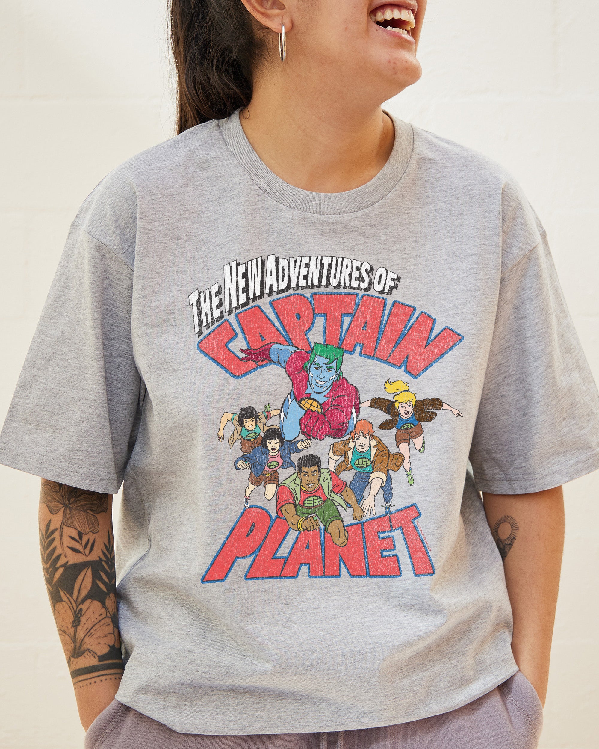 Captain Planet & Planeteers T-Shirt Australia Online