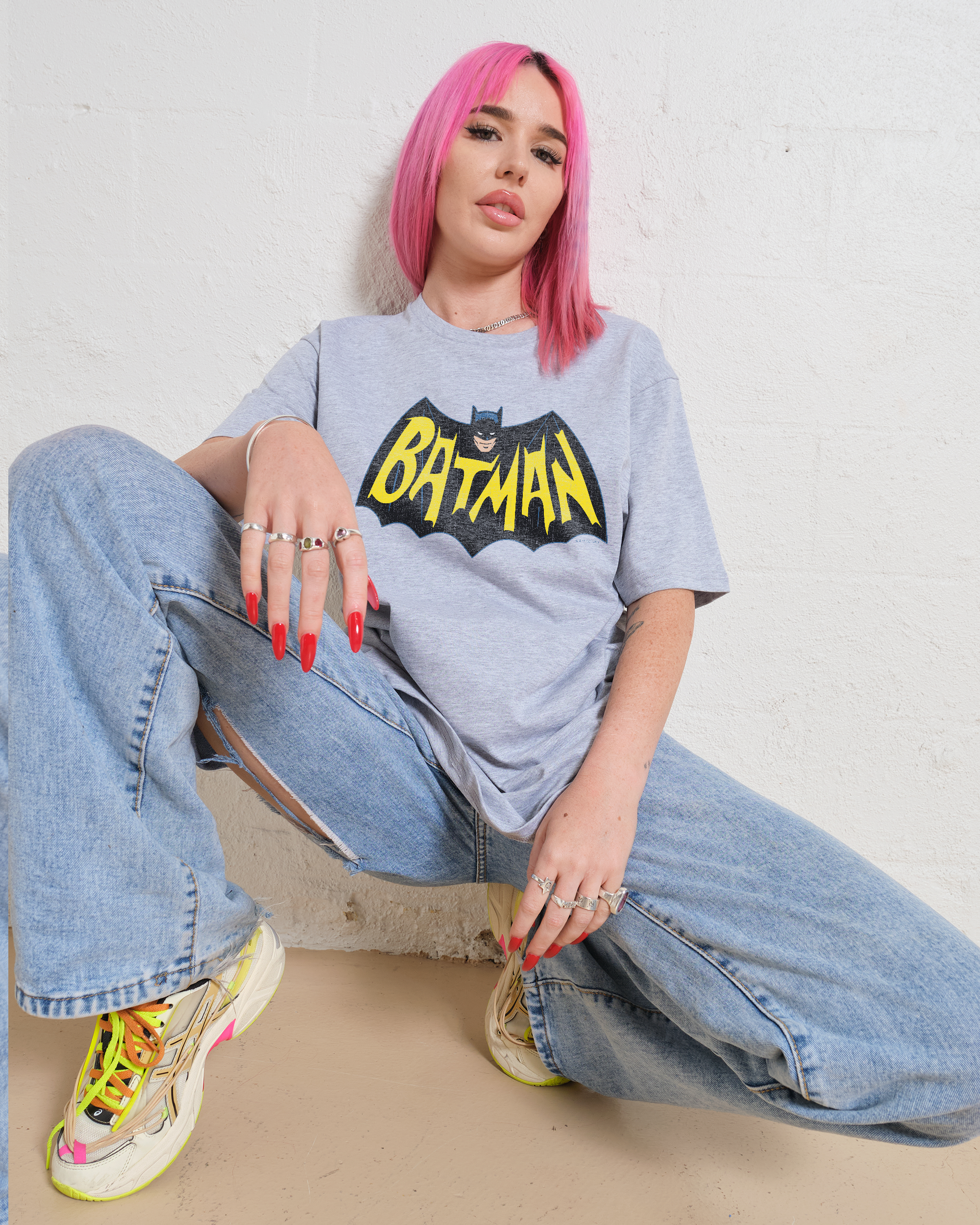 Batman Vintage 60s Logo T-Shirt Australia Online