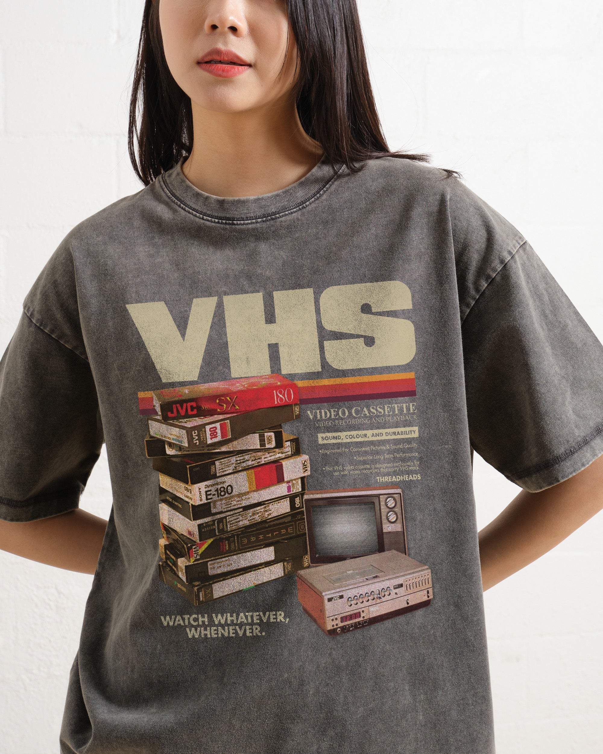 Vintage VHS Tapes Wash Tee Australia Online