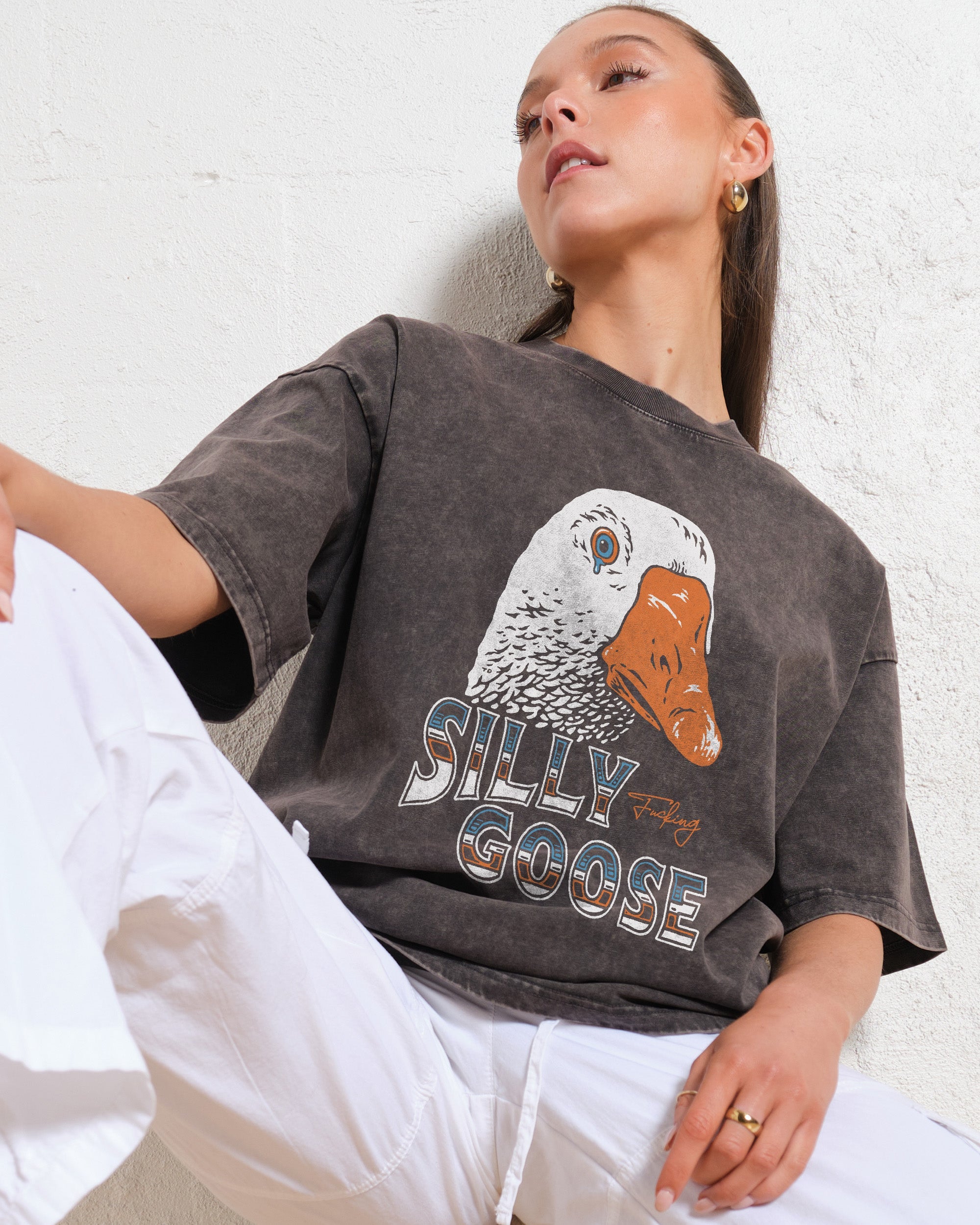 Silly Fkn Goose Wash Tee Online Australia