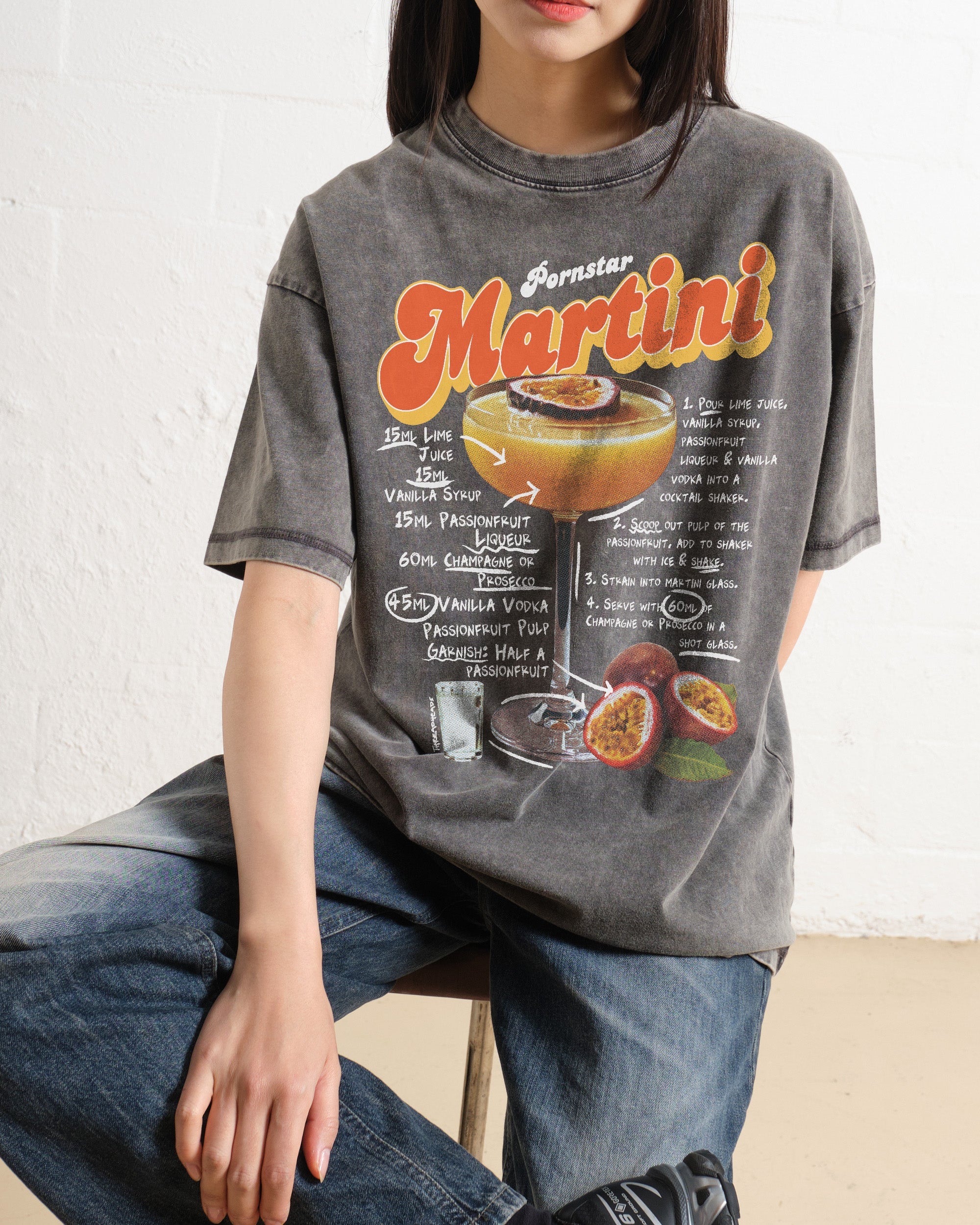 Pornstar Martini Wash Tee Australia Online