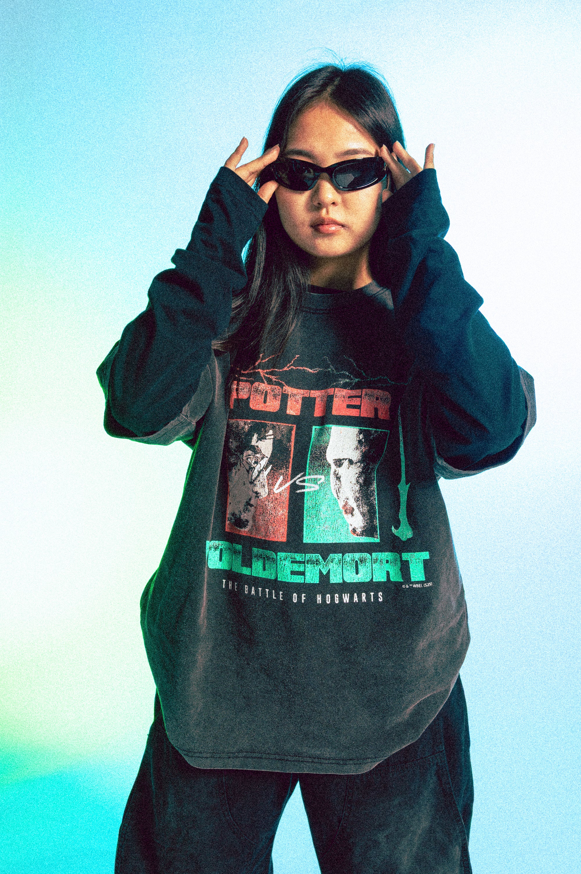 Potter vs. Voldemort Showdown Oversized Tee