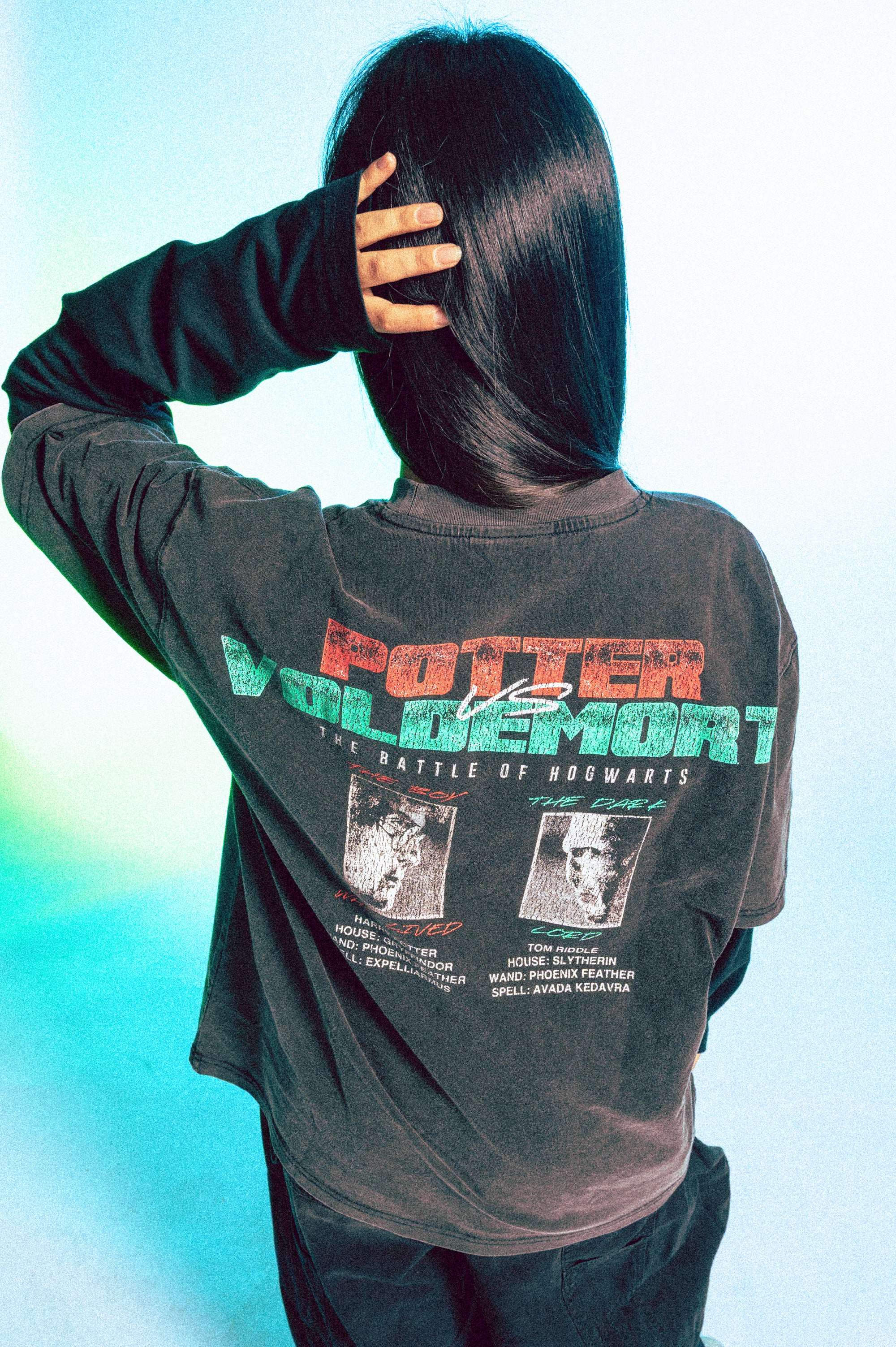 Potter vs. Voldemort Showdown Oversized Tee