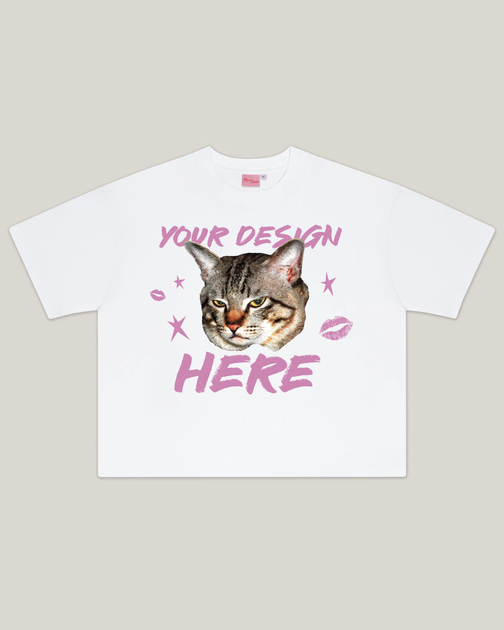 Custom Boxy Crop Tee