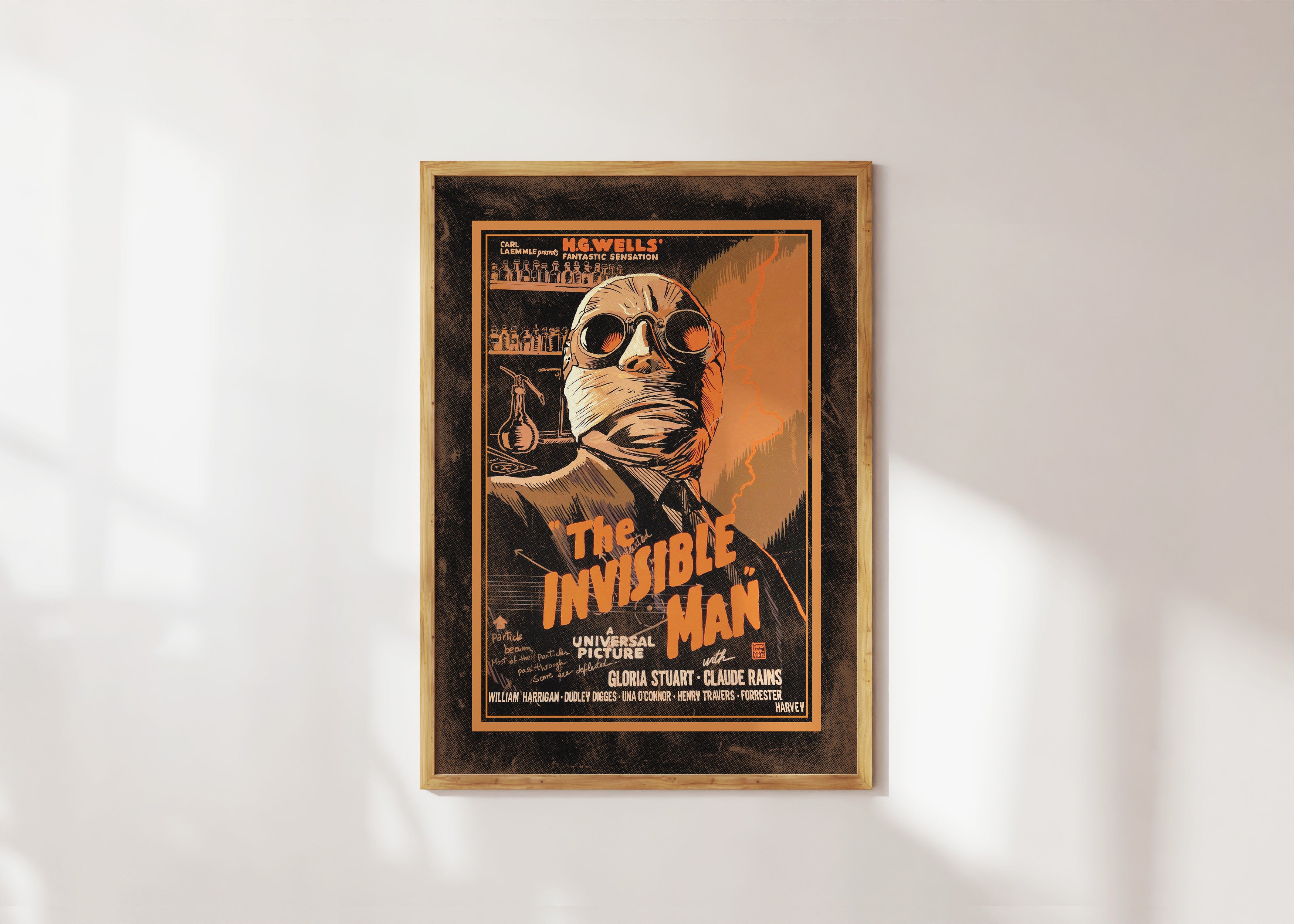 The Invisible Man Art Print Australia Online