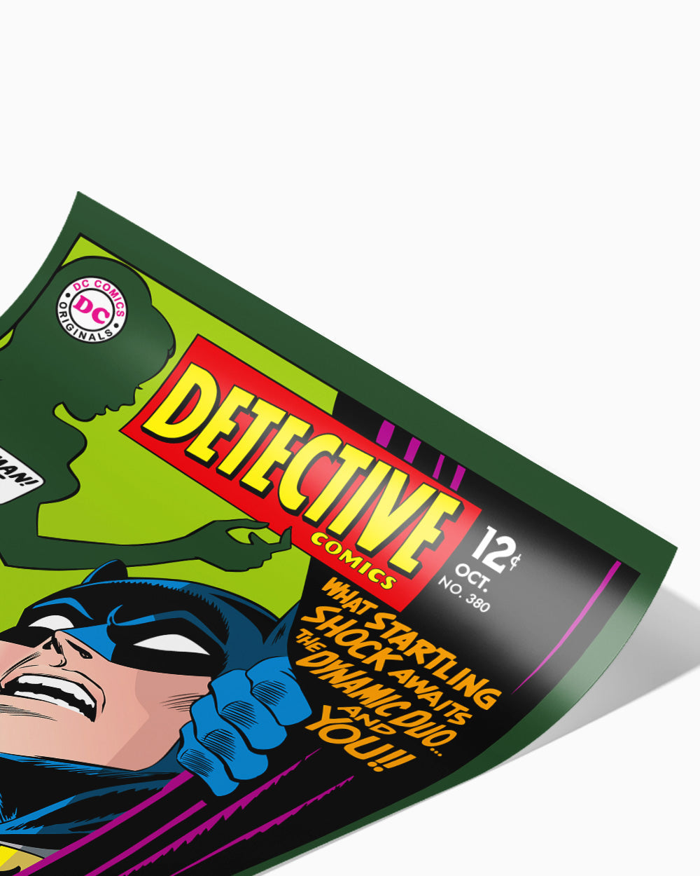 It's Not True Batman Art Print #colour_Green