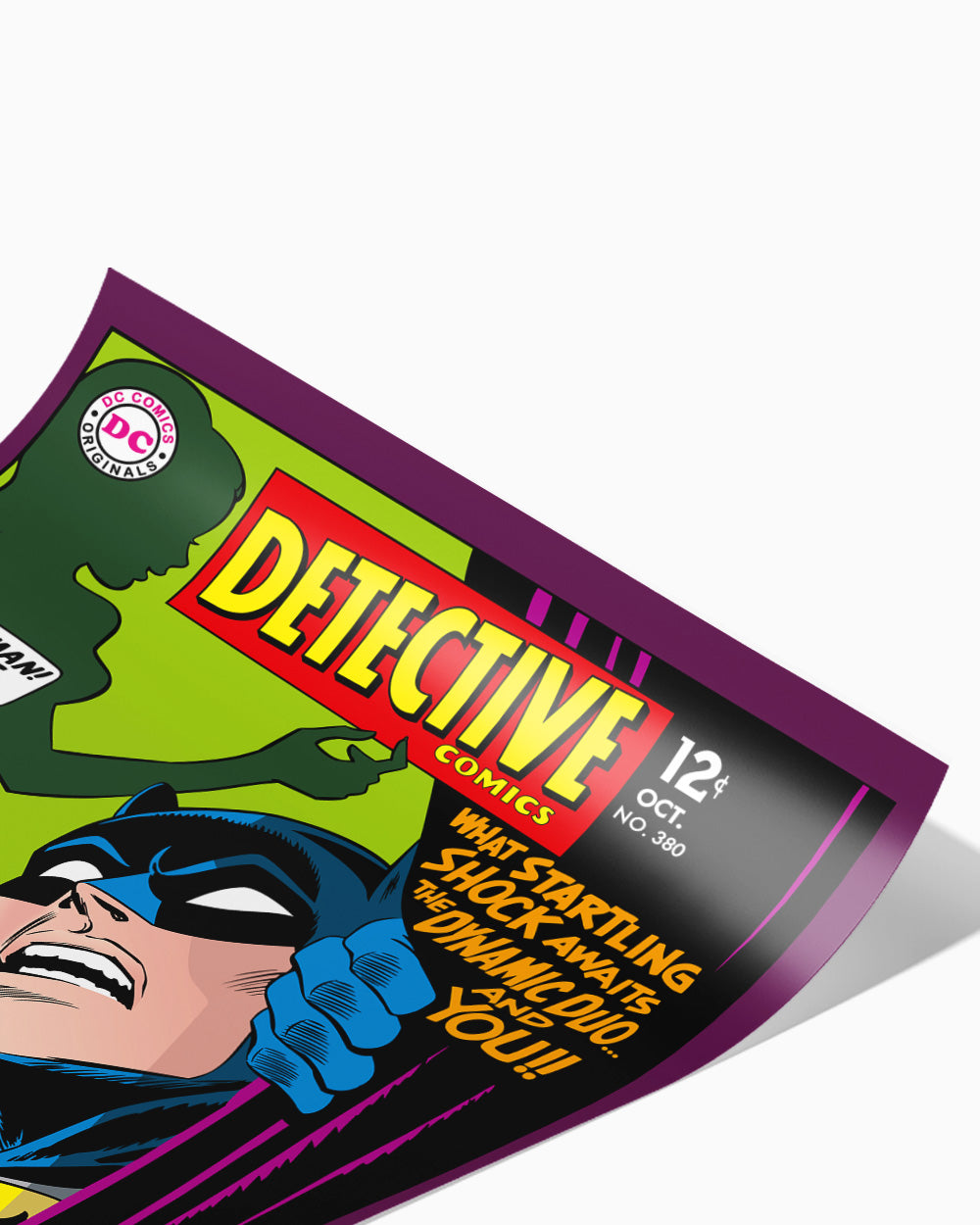 It's Not True Batman Art Print #colour_Purple