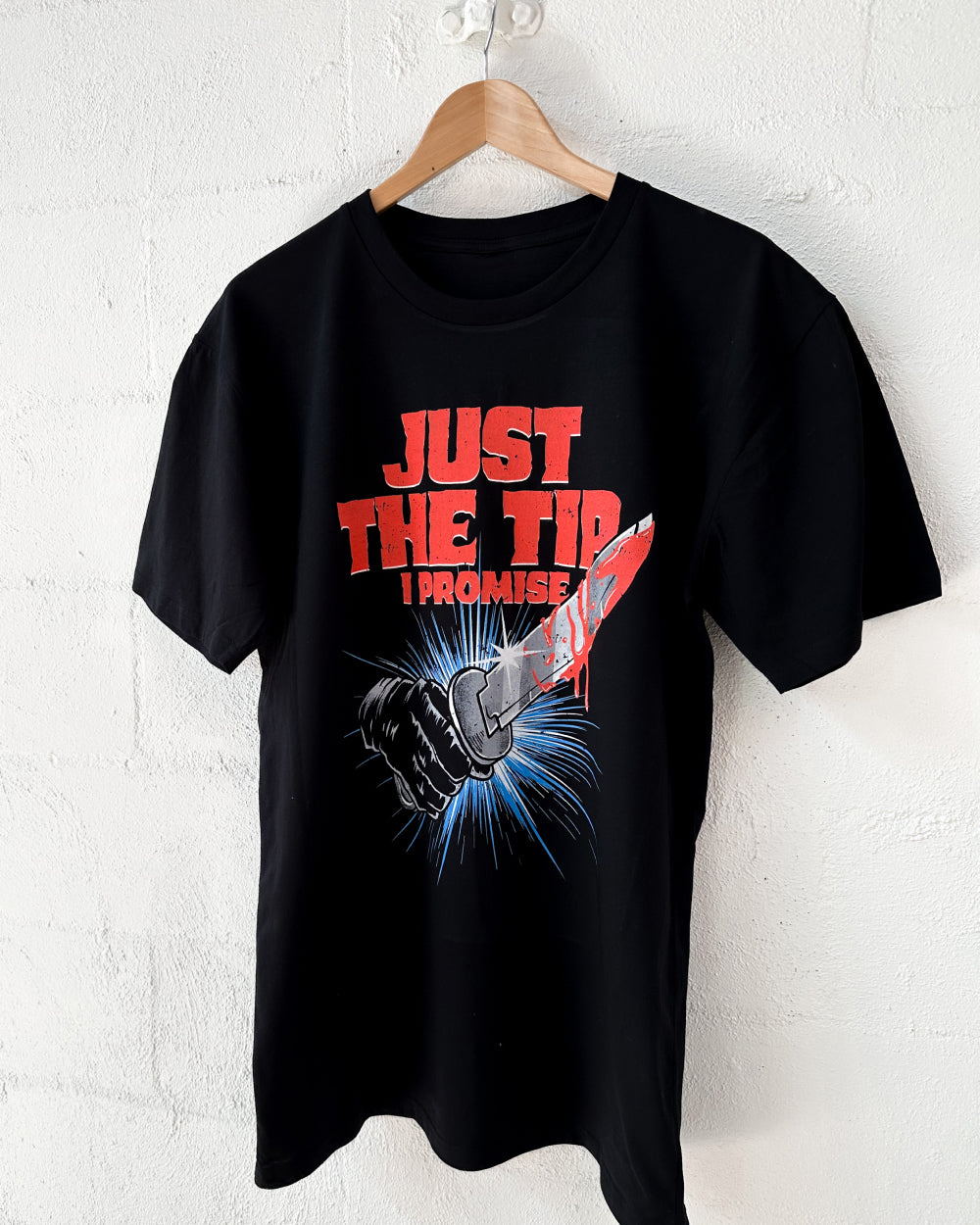 Just The Tip T-Shirt Australia Online Black