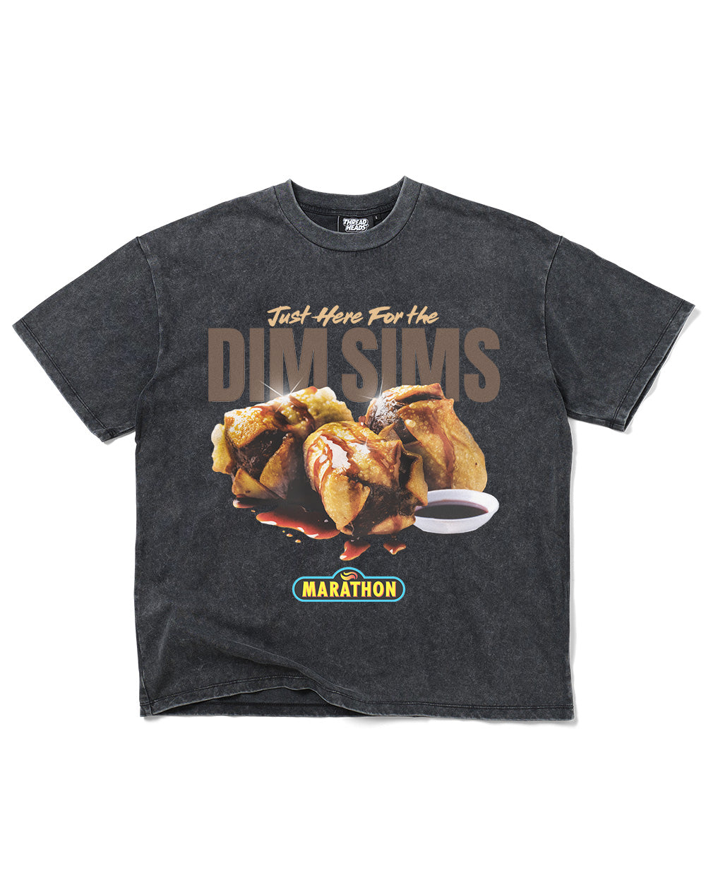 Just Here for the Dim Sims Wash Tee